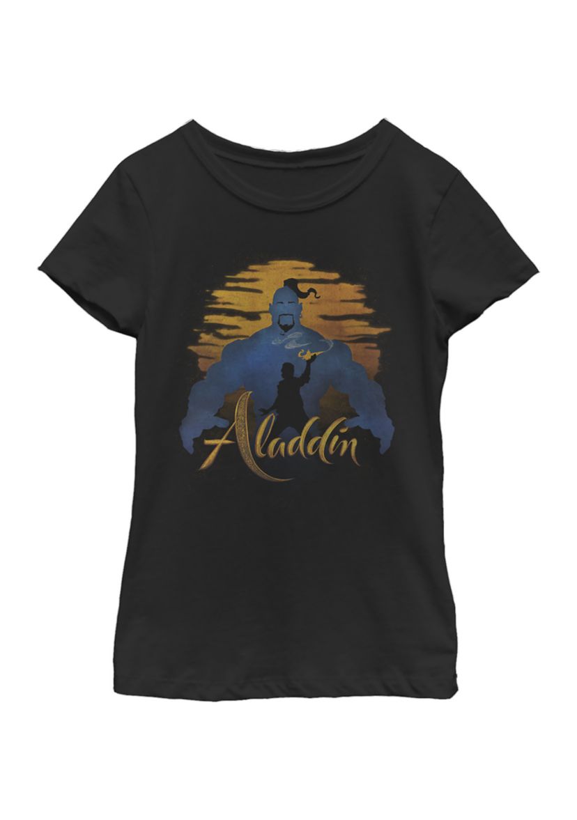 Girls 46x Aladdin Live Action Genie Silhouette Graphic Top