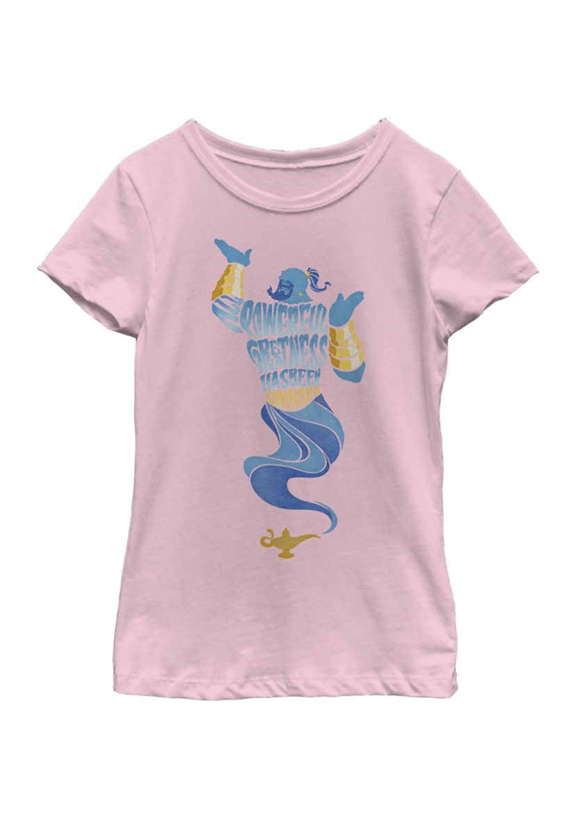 Girls 46x Aladdin Live Action Another All Powerful Genie Graphic Top