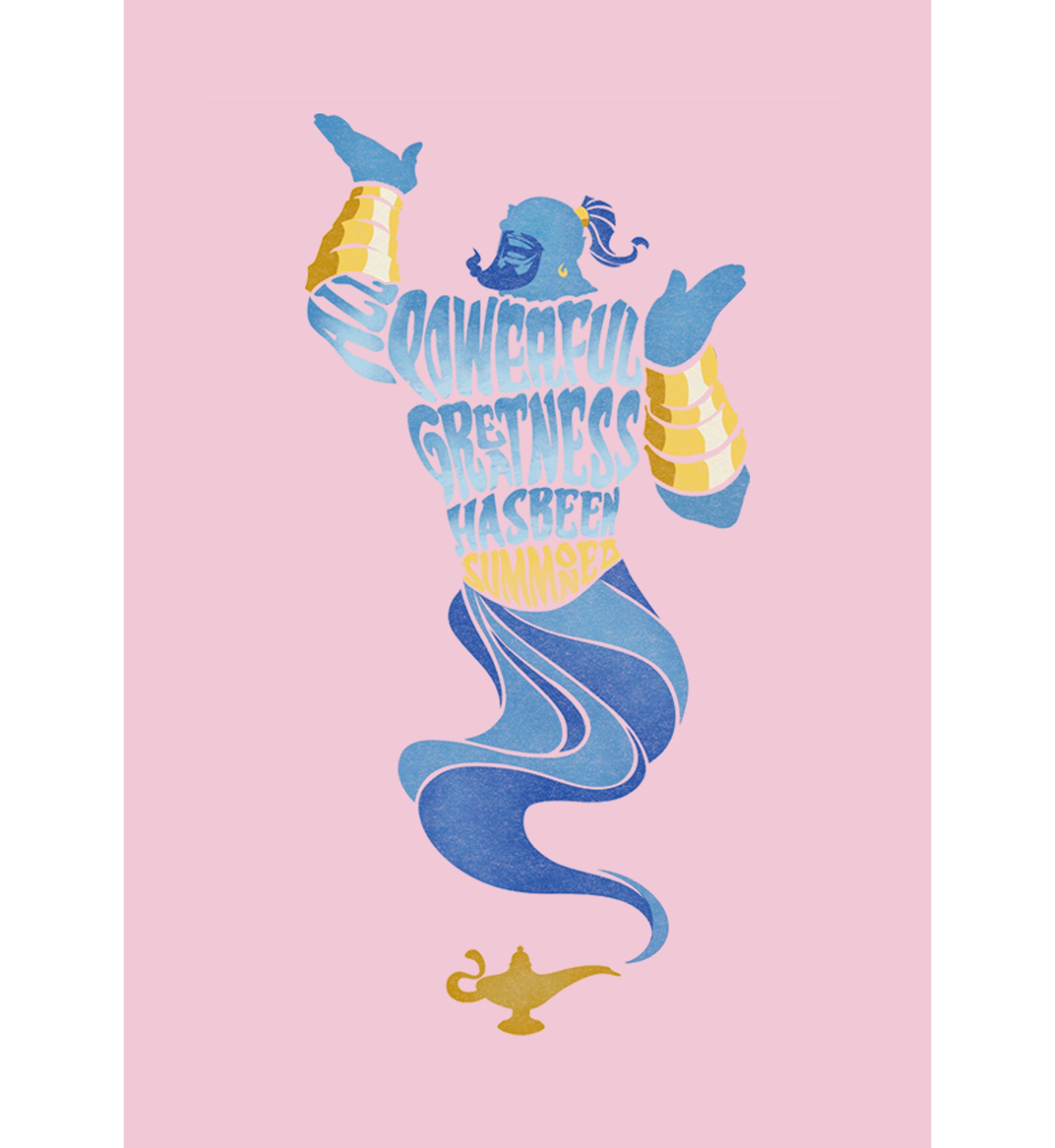 Girls 46x Aladdin Live Action Another All Powerful Genie Graphic Top
