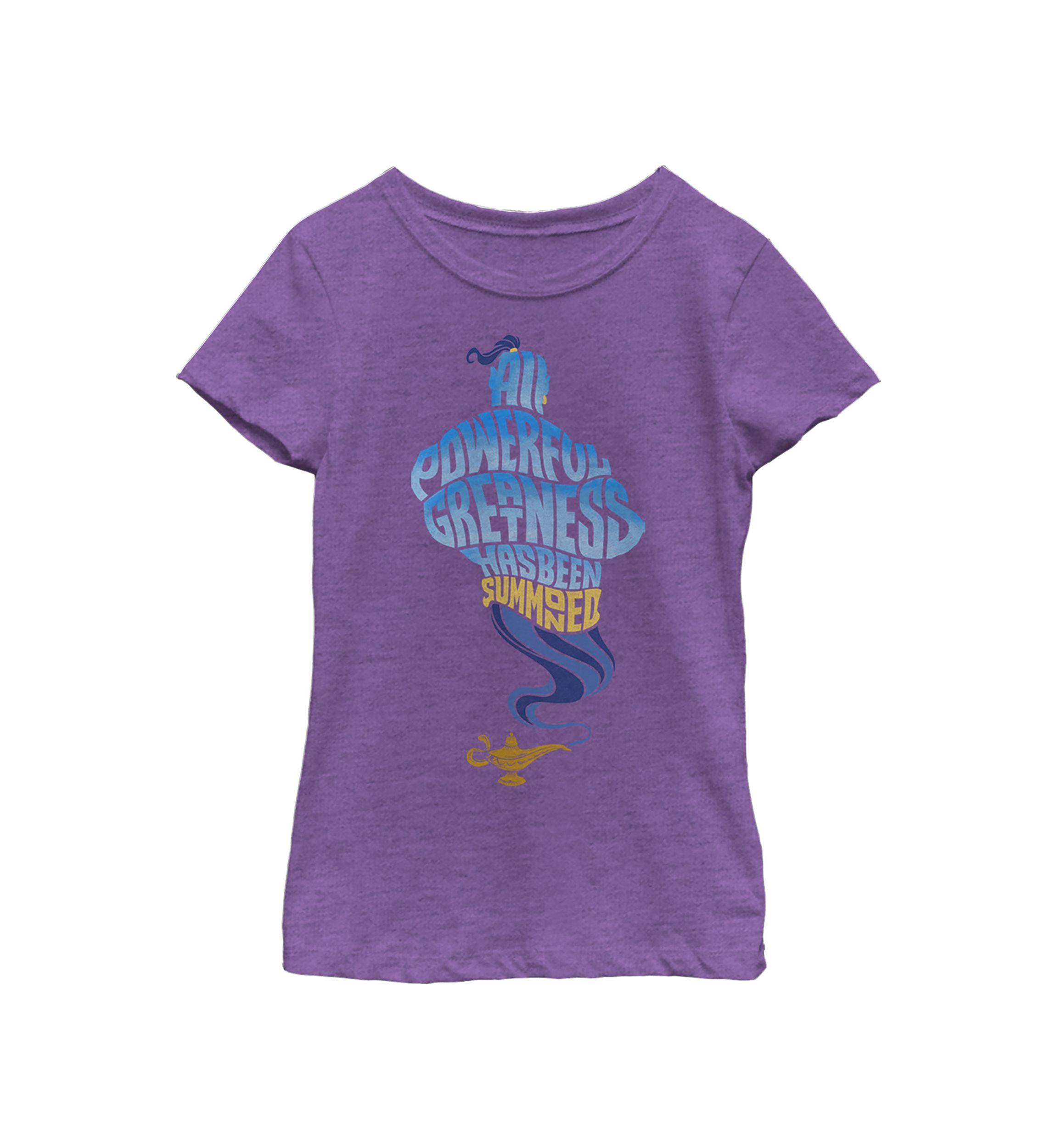 Girls 46x Aladdin Live Action All Powerful Genie Graphic Top
