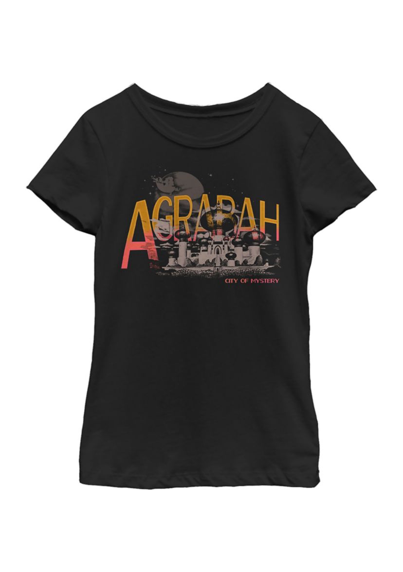 Girls 46x Aladdin Live Action AGRABAH MYSTERY Graphic Top