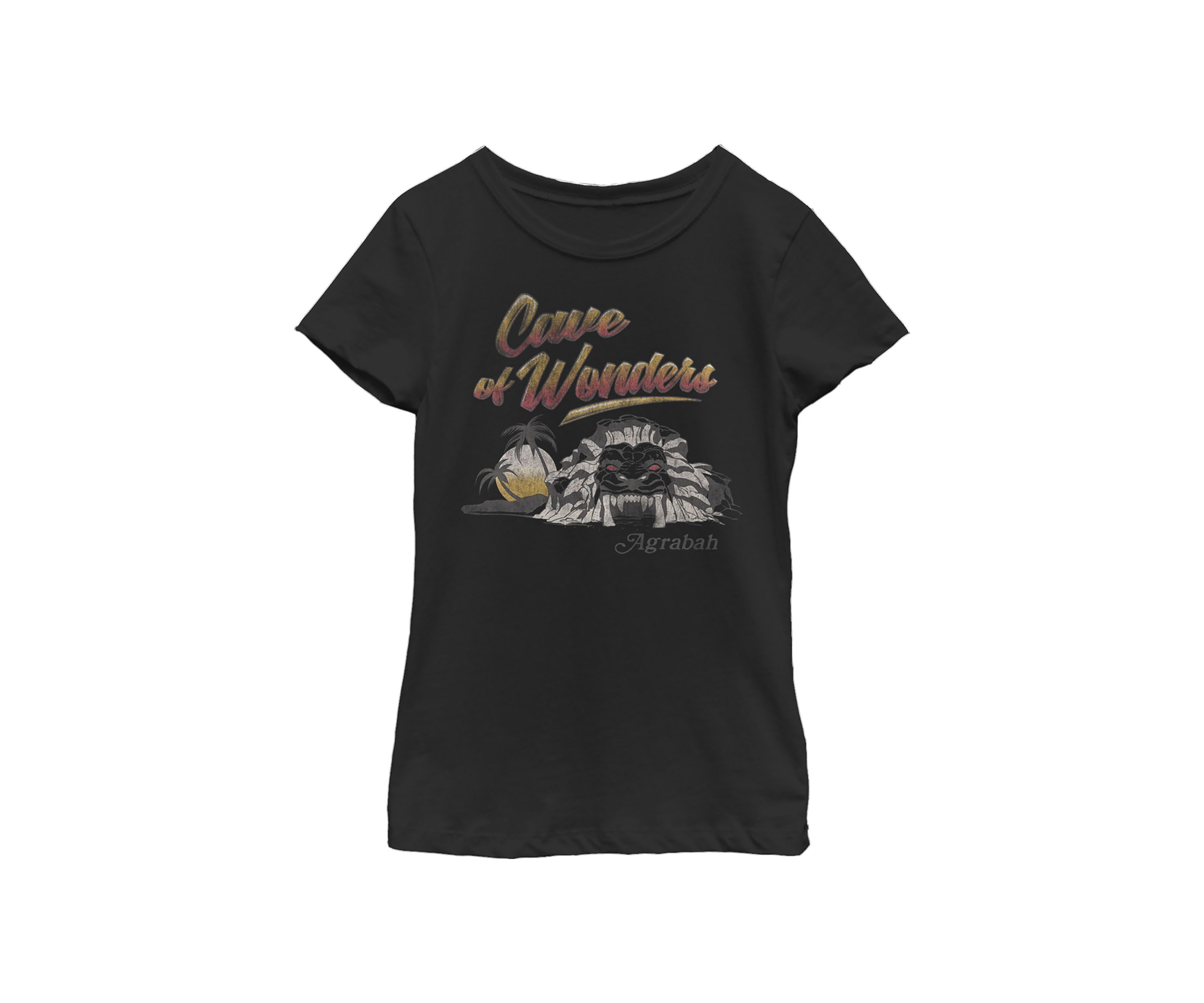 Girls 46x Aladdin Live Action Cave Of Wonder Graphic Top