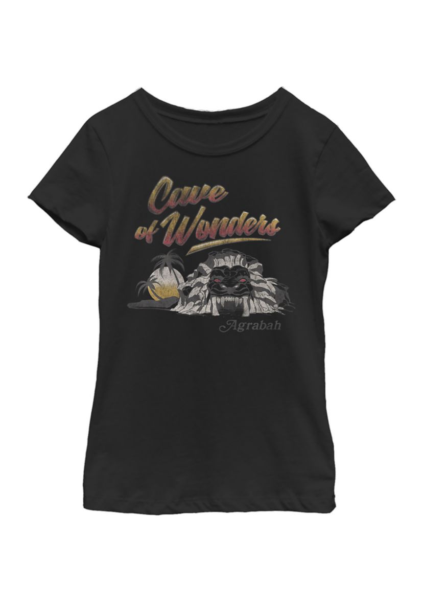 Girls 46x Aladdin Live Action Cave Of Wonder Graphic Top