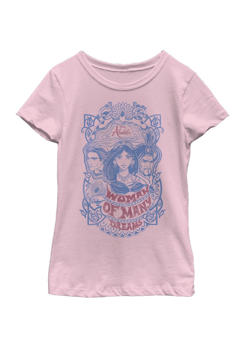 Girls 46x Aladdin Live Action Vintage Aladdin Graphic Top