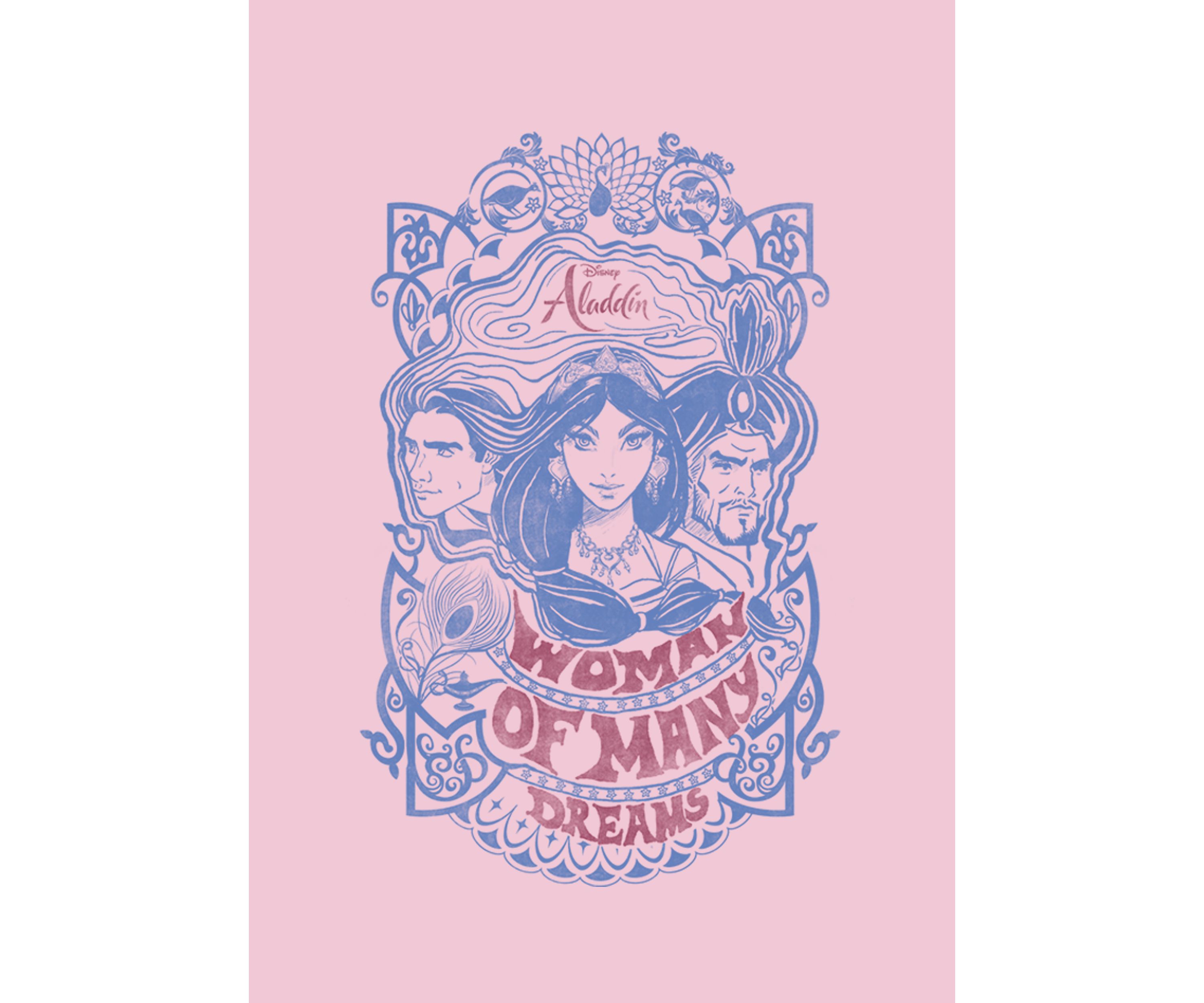 Girls 46x Aladdin Live Action Vintage Aladdin Graphic Top
