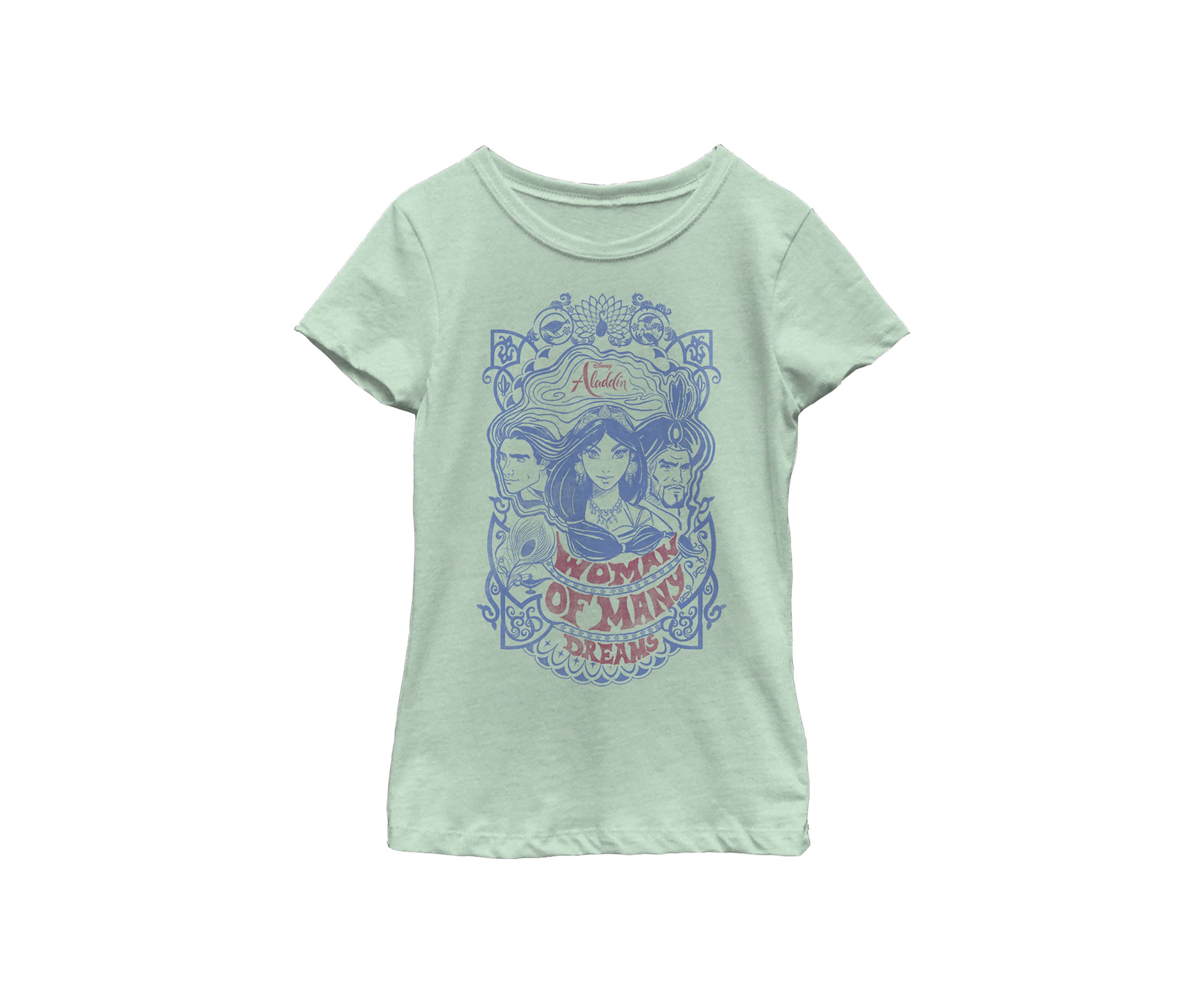 Girls 46x Aladdin Live Action Vintage Aladdin Graphic Top