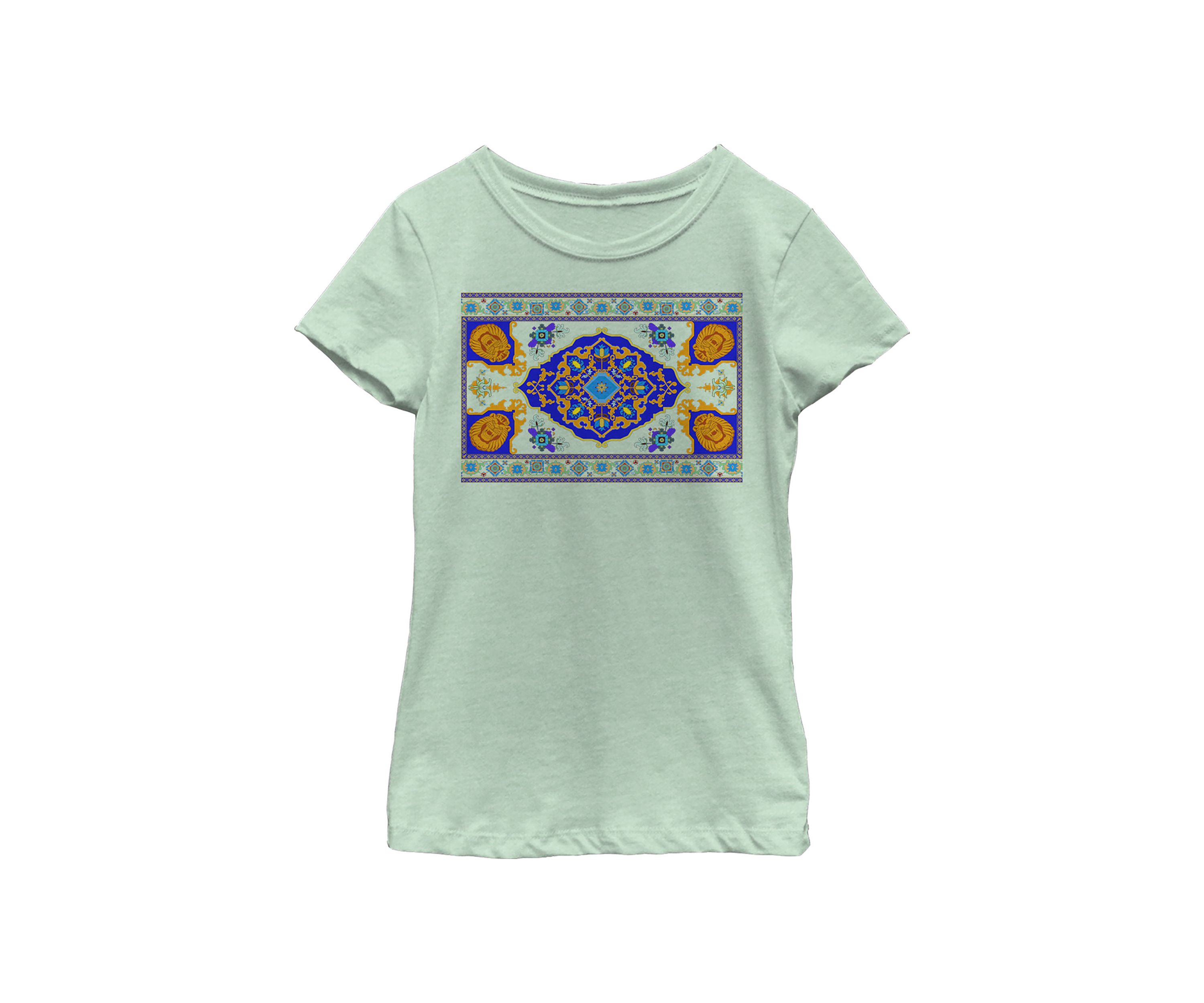 Girls 46x Aladdin Live Action Magic Carpet Panel Print Graphic Top