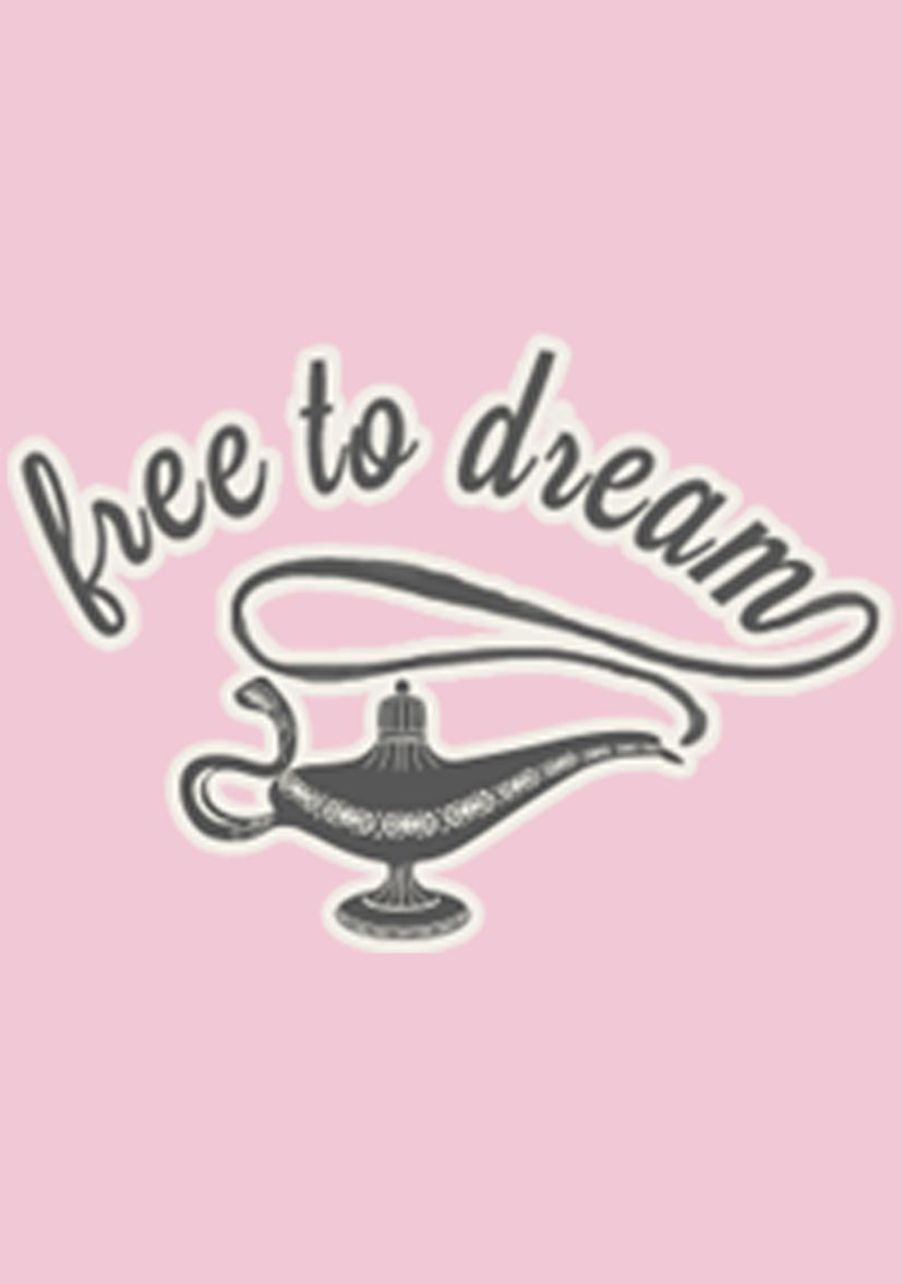 Girls 46x Aladdin Live Action Free To Dream Graphic Top