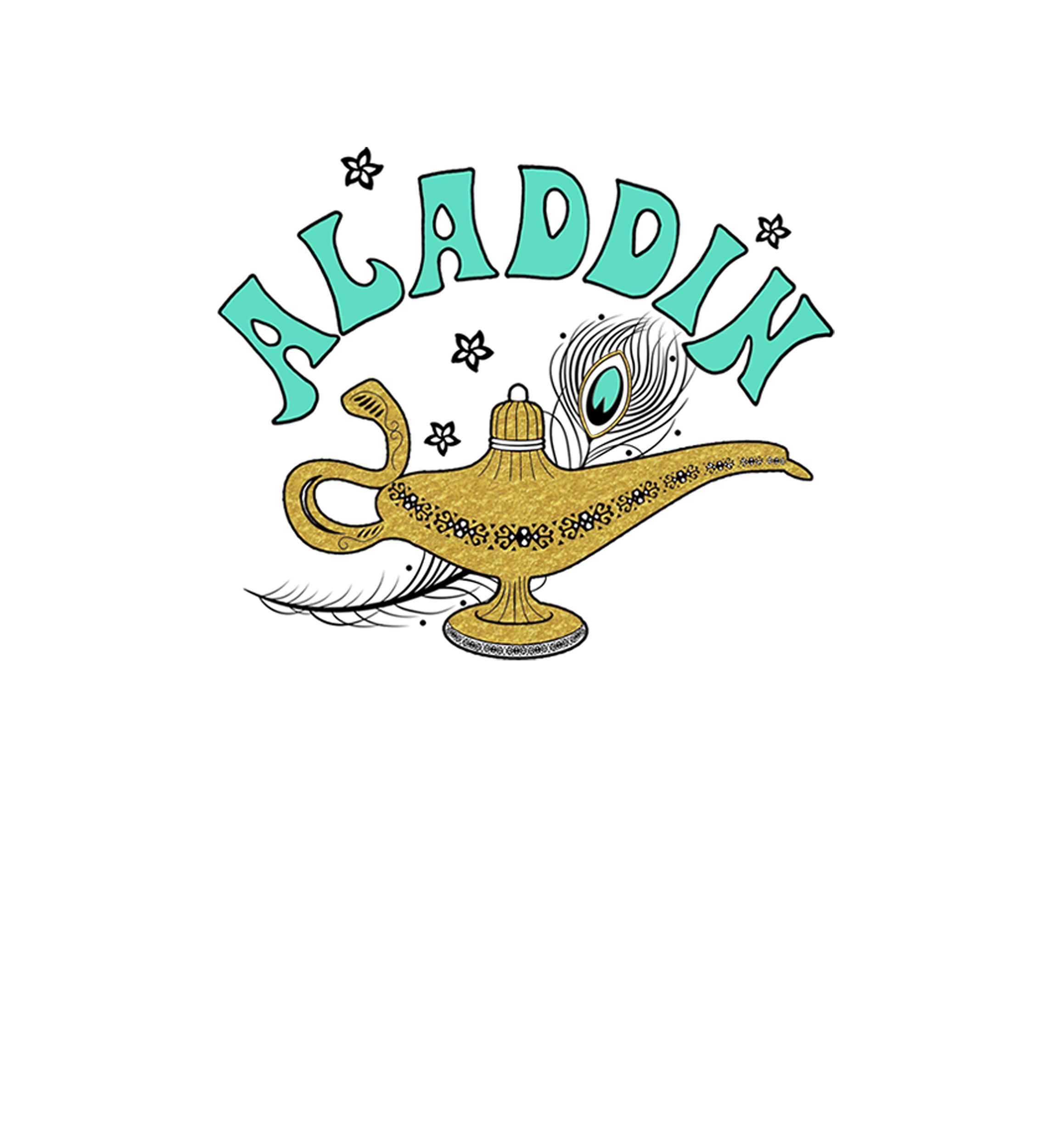 Girls 46x Aladdin Live Action Aladdin Lamp Graphic Top