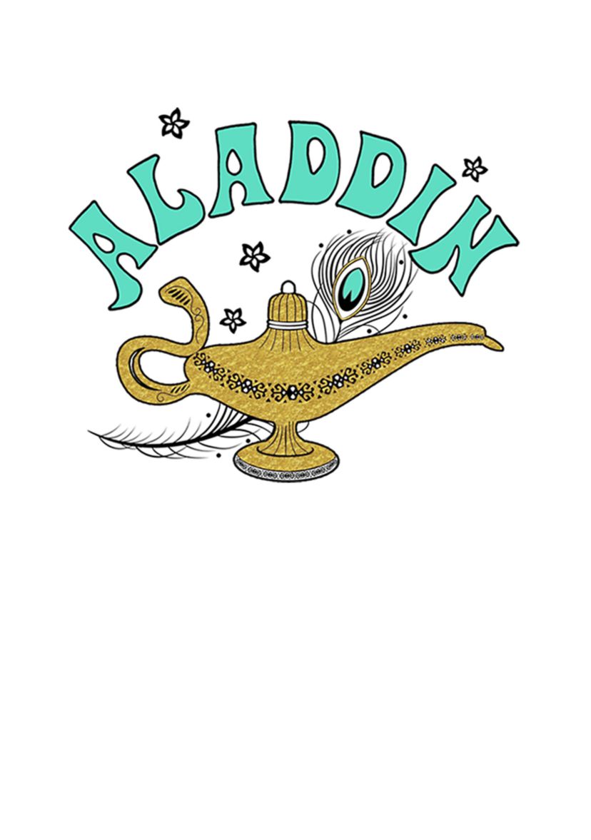 Girls 46x Aladdin Live Action Aladdin Lamp Graphic Top