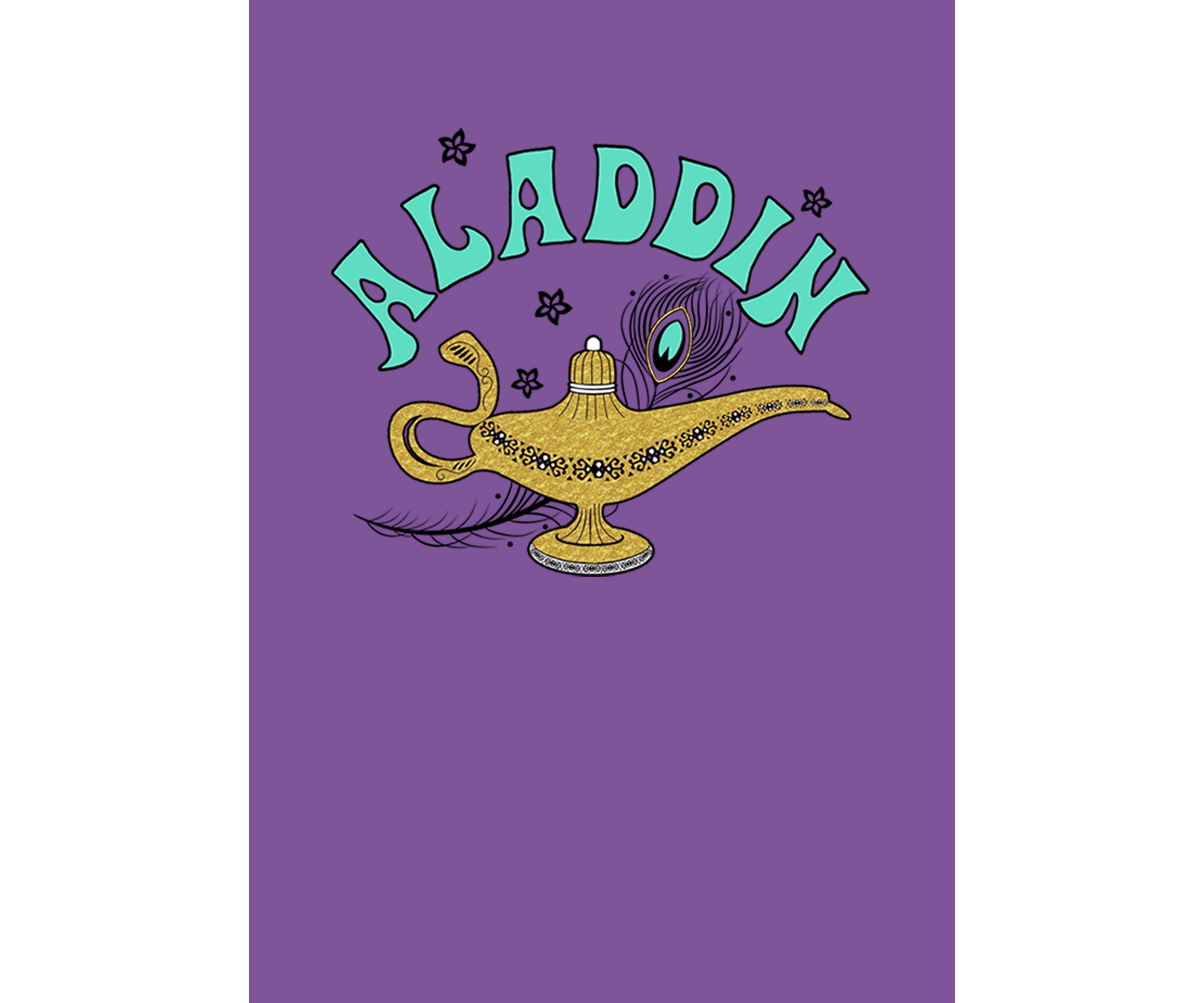 Girls 46x Aladdin Live Action Aladdin Lamp Graphic Top