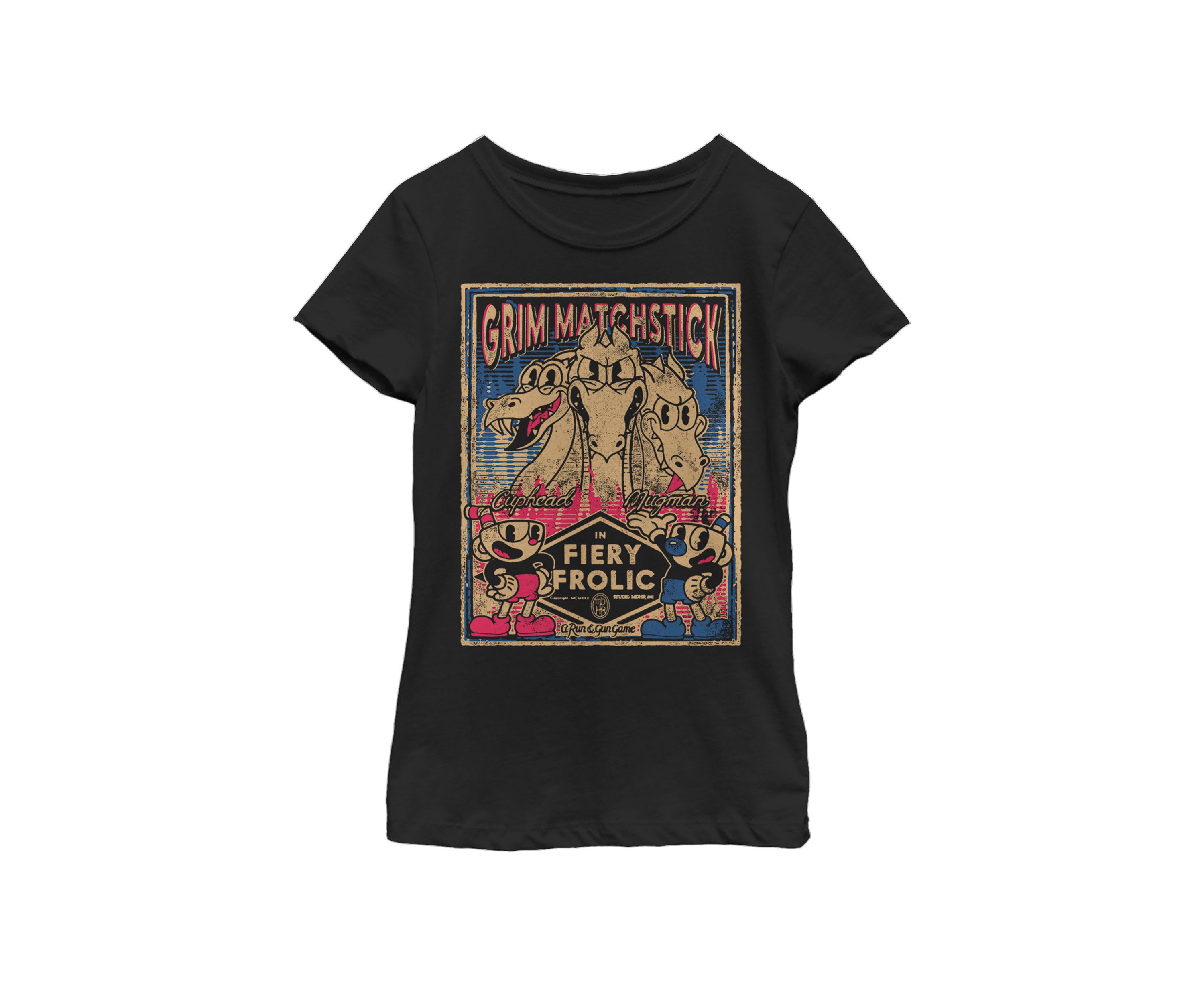 Girls 7-16 Grim Matchstick Fiery Frolic Short Sleeve Graphic T-Shirt
