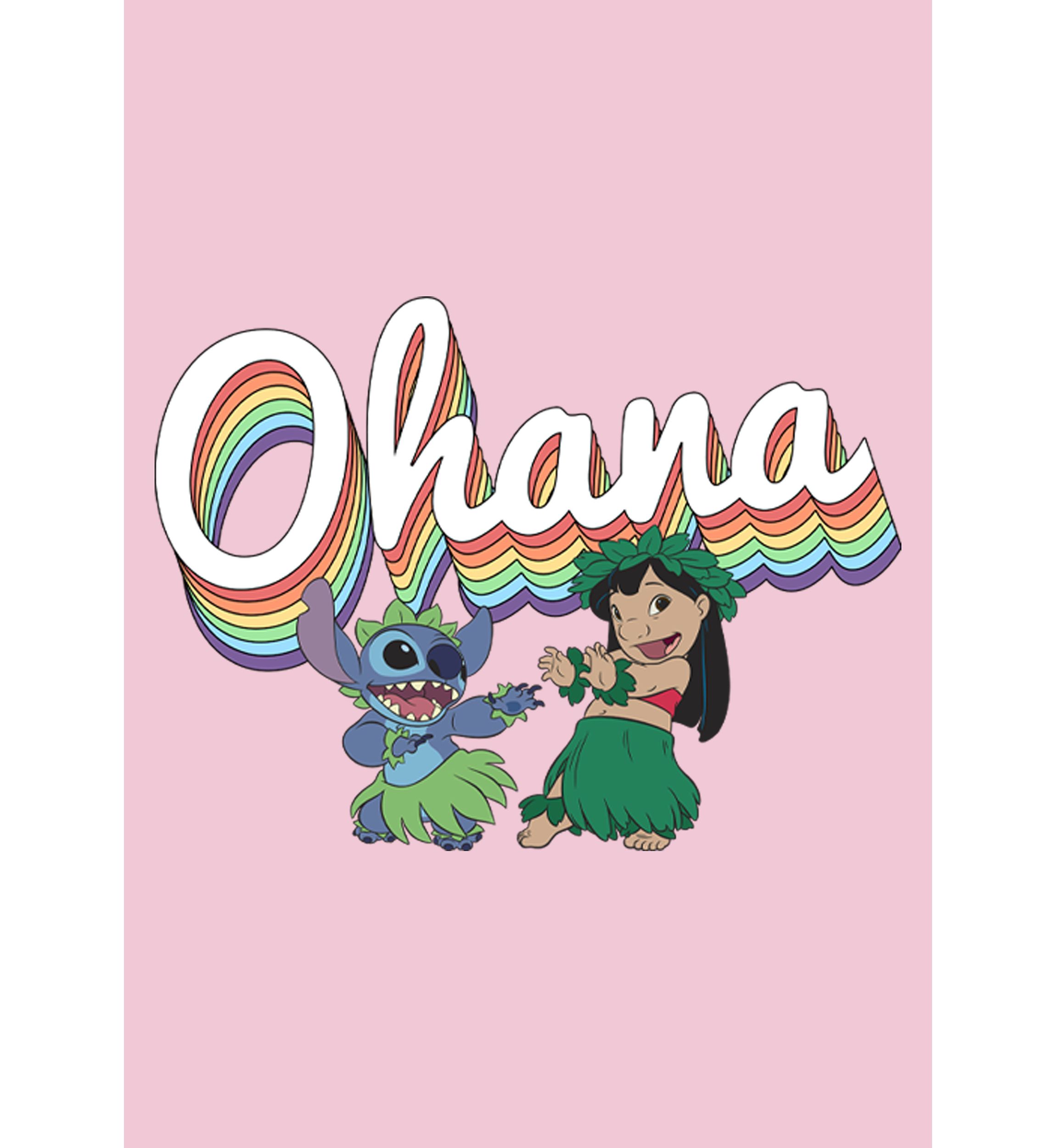 Rainbow Ohana Graphic T-Shirt