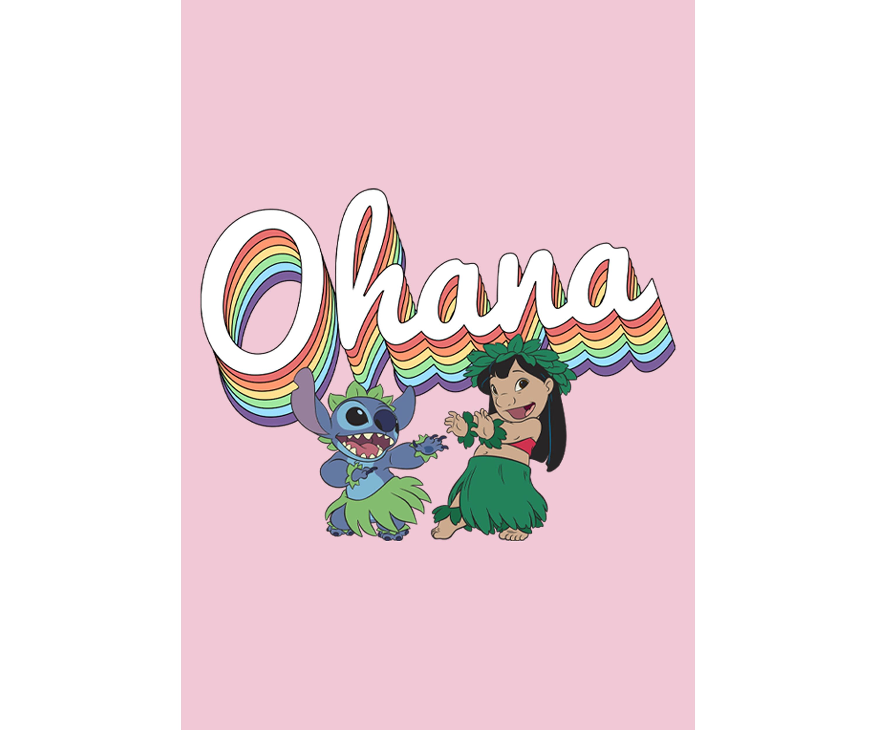 Rainbow Ohana Graphic T-Shirt