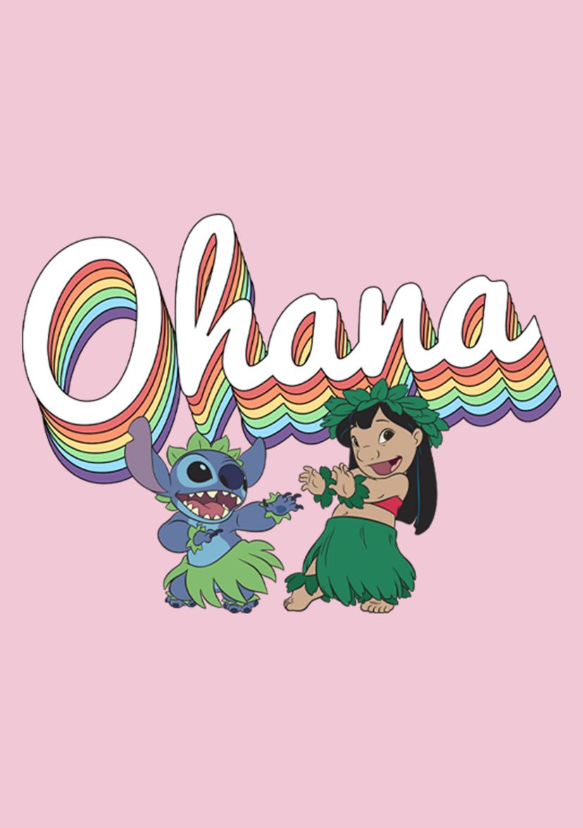Rainbow Ohana Graphic T-Shirt