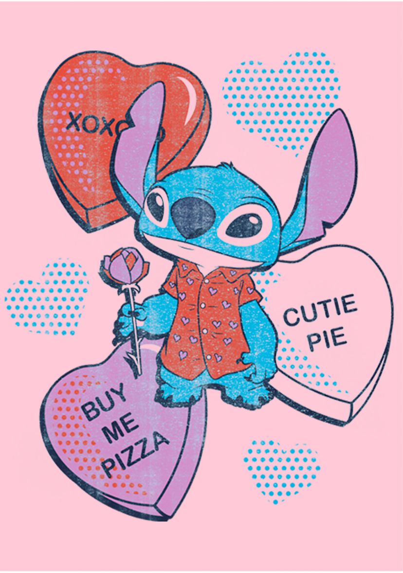 Girls 4-6x Heart Pizza Graphic T-Shirt