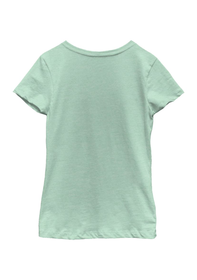 Girls 46x Lilo and Stitch Lucky Rainbow Graphic Top