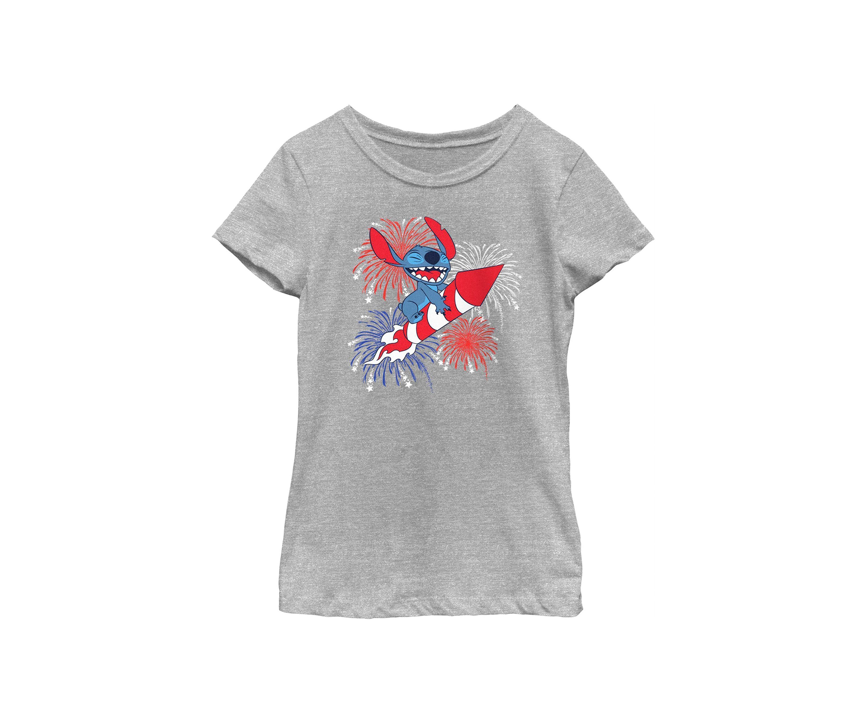 Stitch Fireworks Graphic T-Shirt