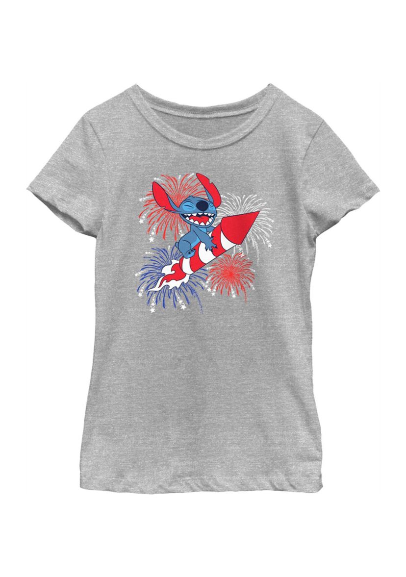 Stitch Fireworks Graphic T-Shirt
