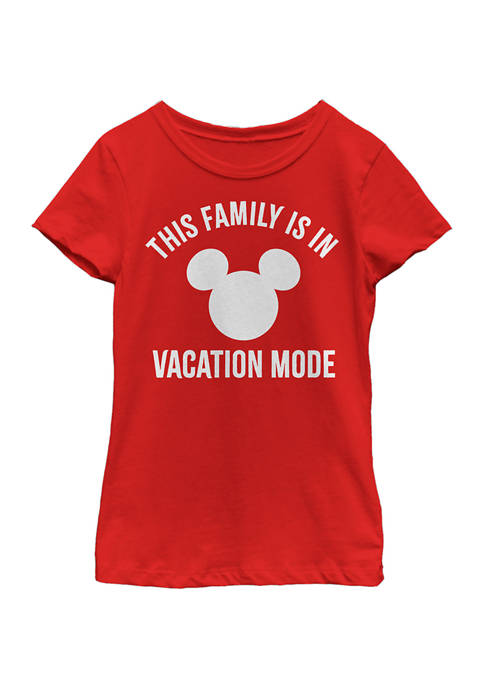 Girls 4-6x Vacation Mode Graphic T-Shirt