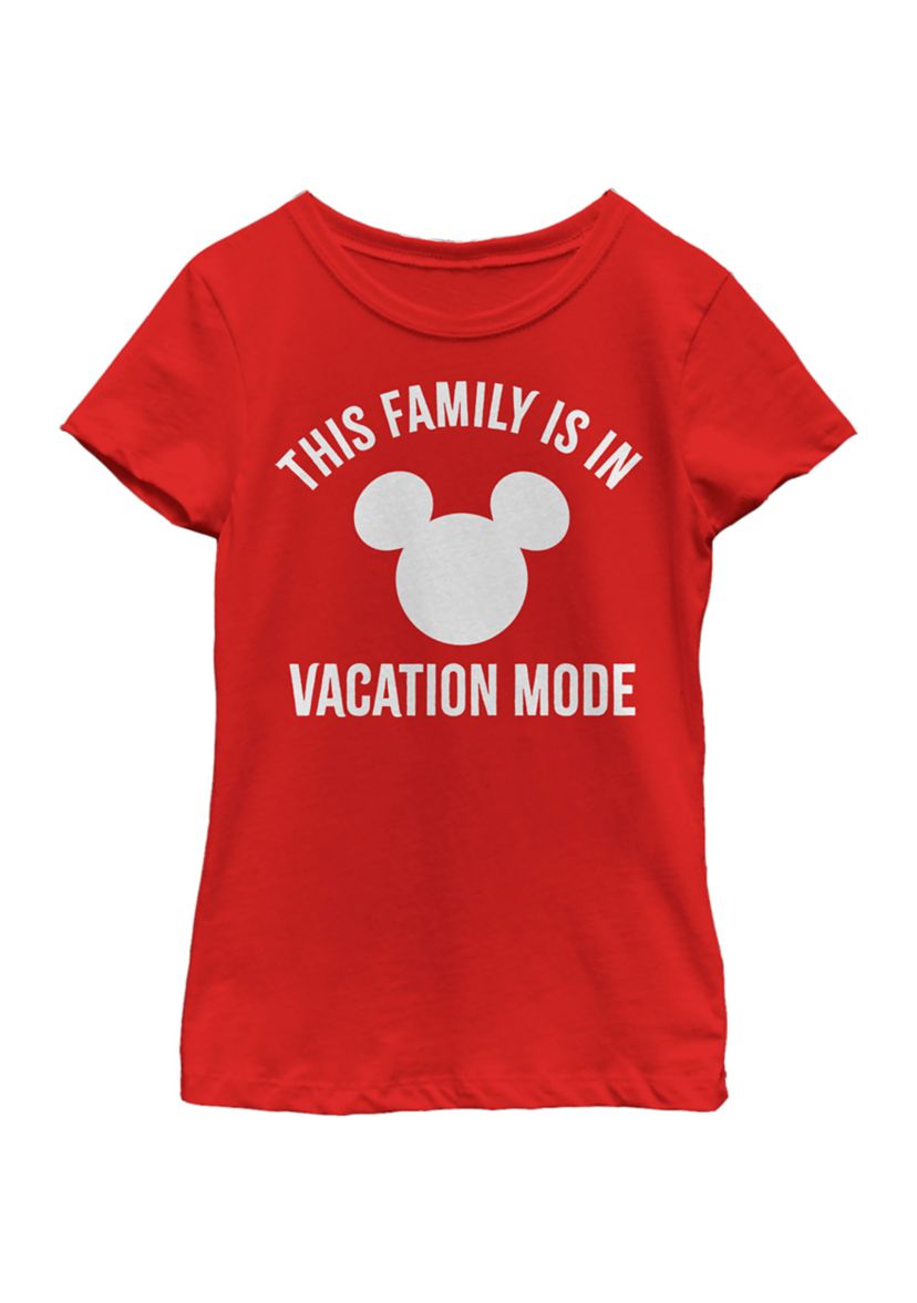 Girls 4-6x Vacation Mode Graphic T-Shirt