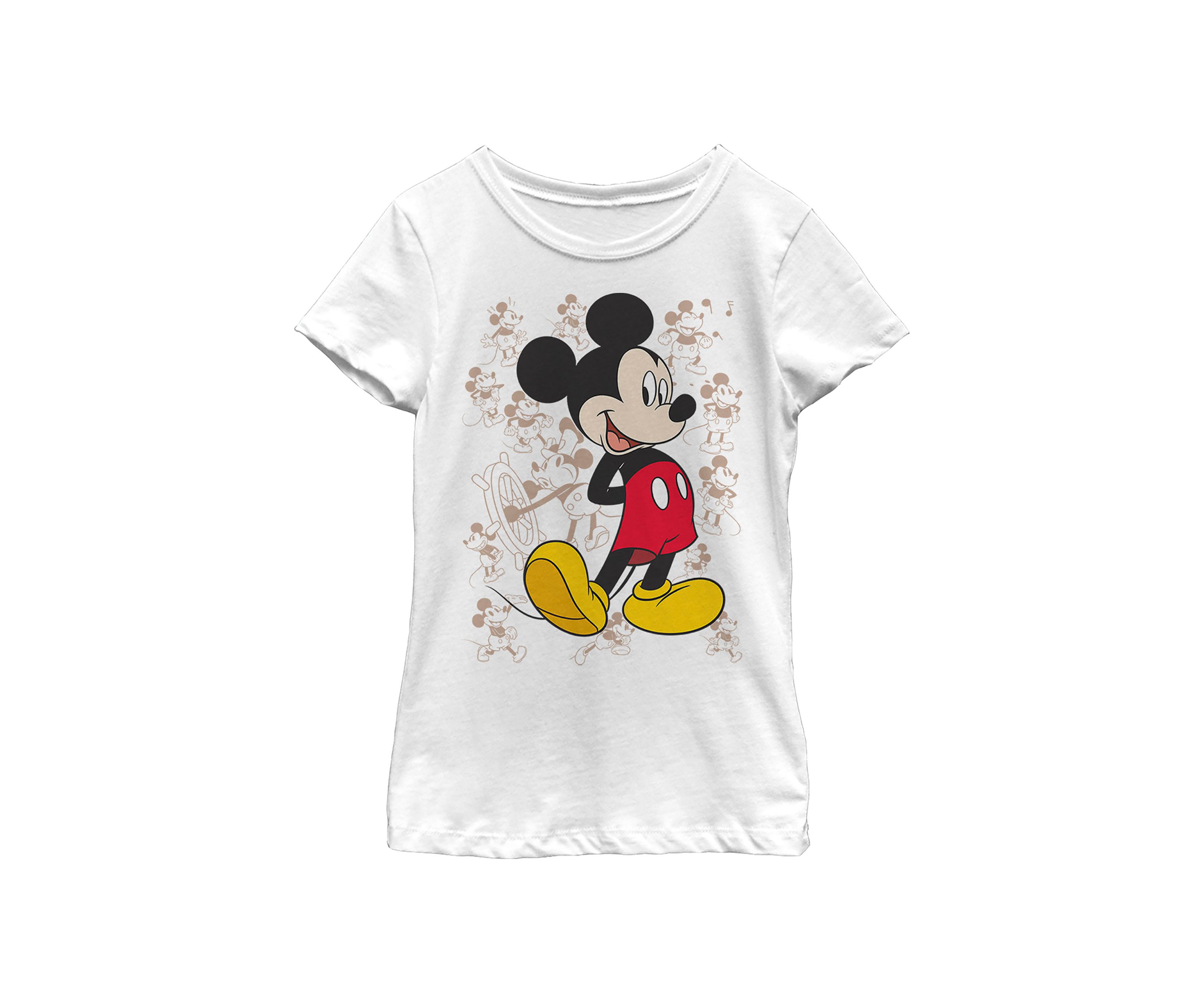 Girls 4-6x Many Mickeys Graphic T-Shirt
