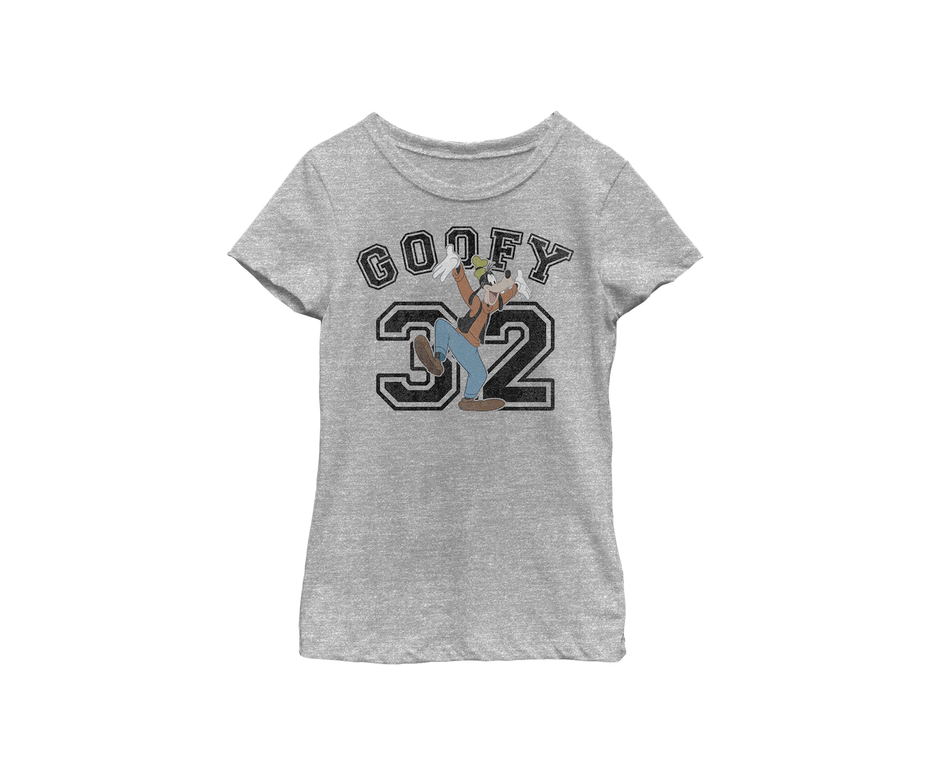 Girls 4-6x Goofy Collegiate Graphic T-Shirt