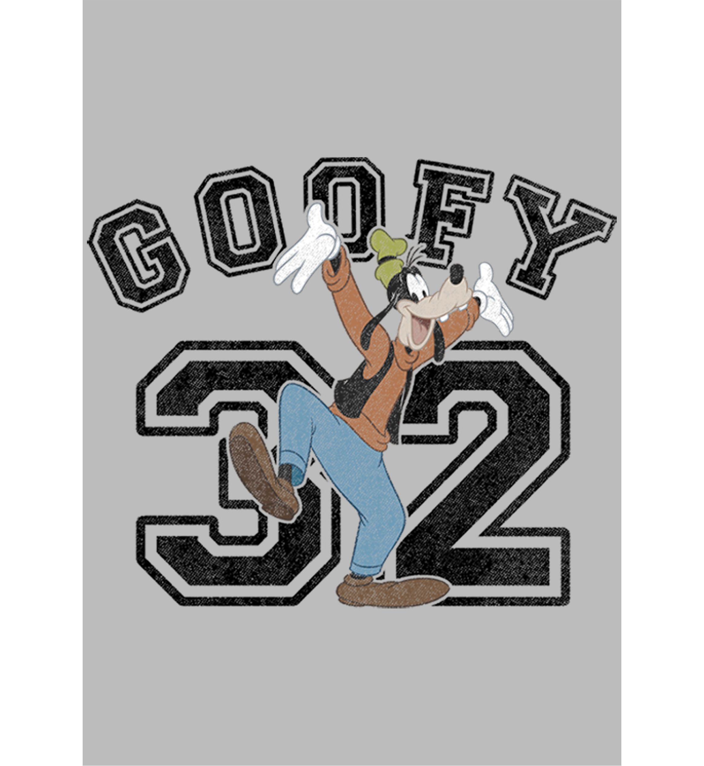 Girls 4-6x Goofy Collegiate Graphic T-Shirt