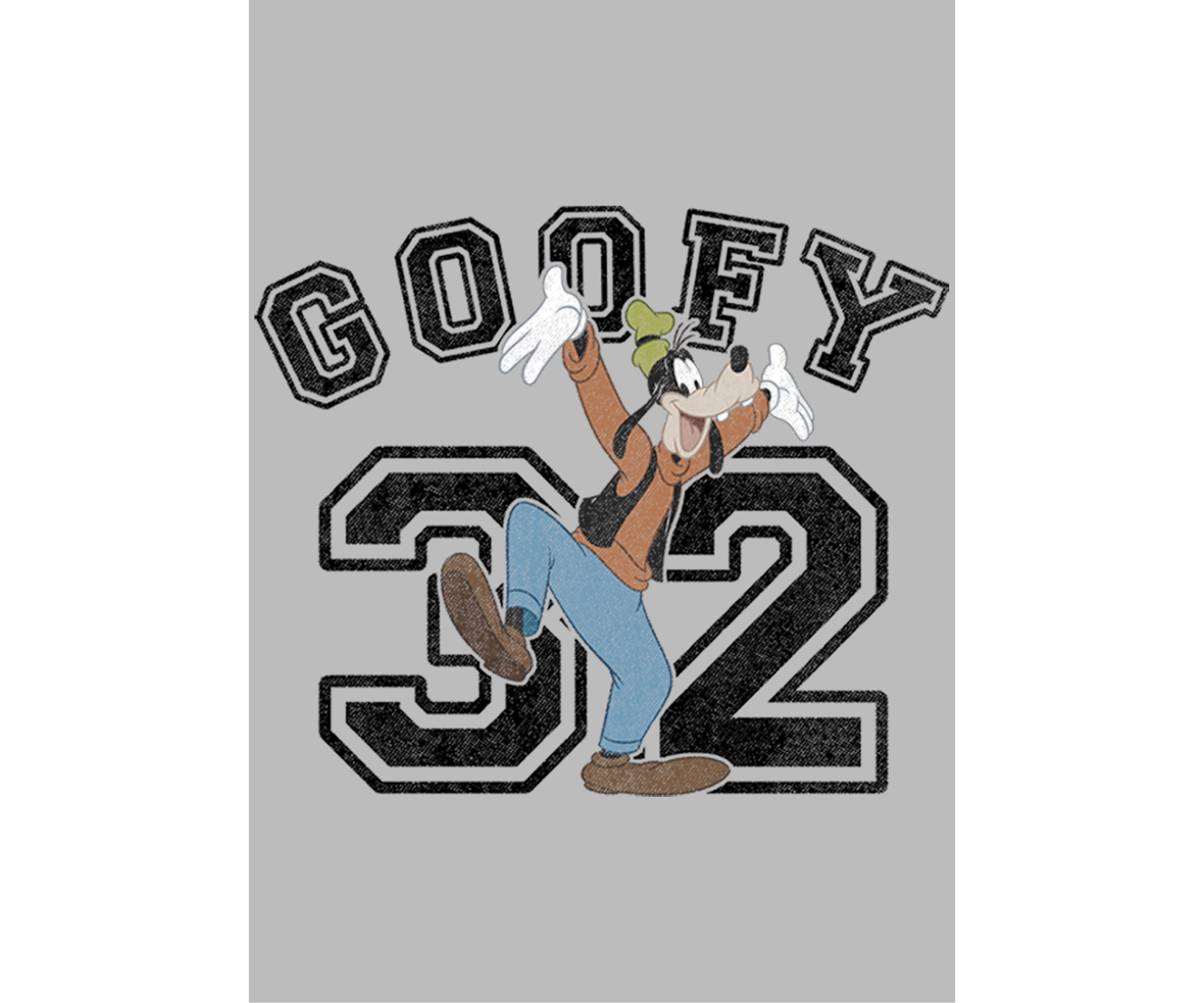 Girls 4-6x Goofy Collegiate Graphic T-Shirt