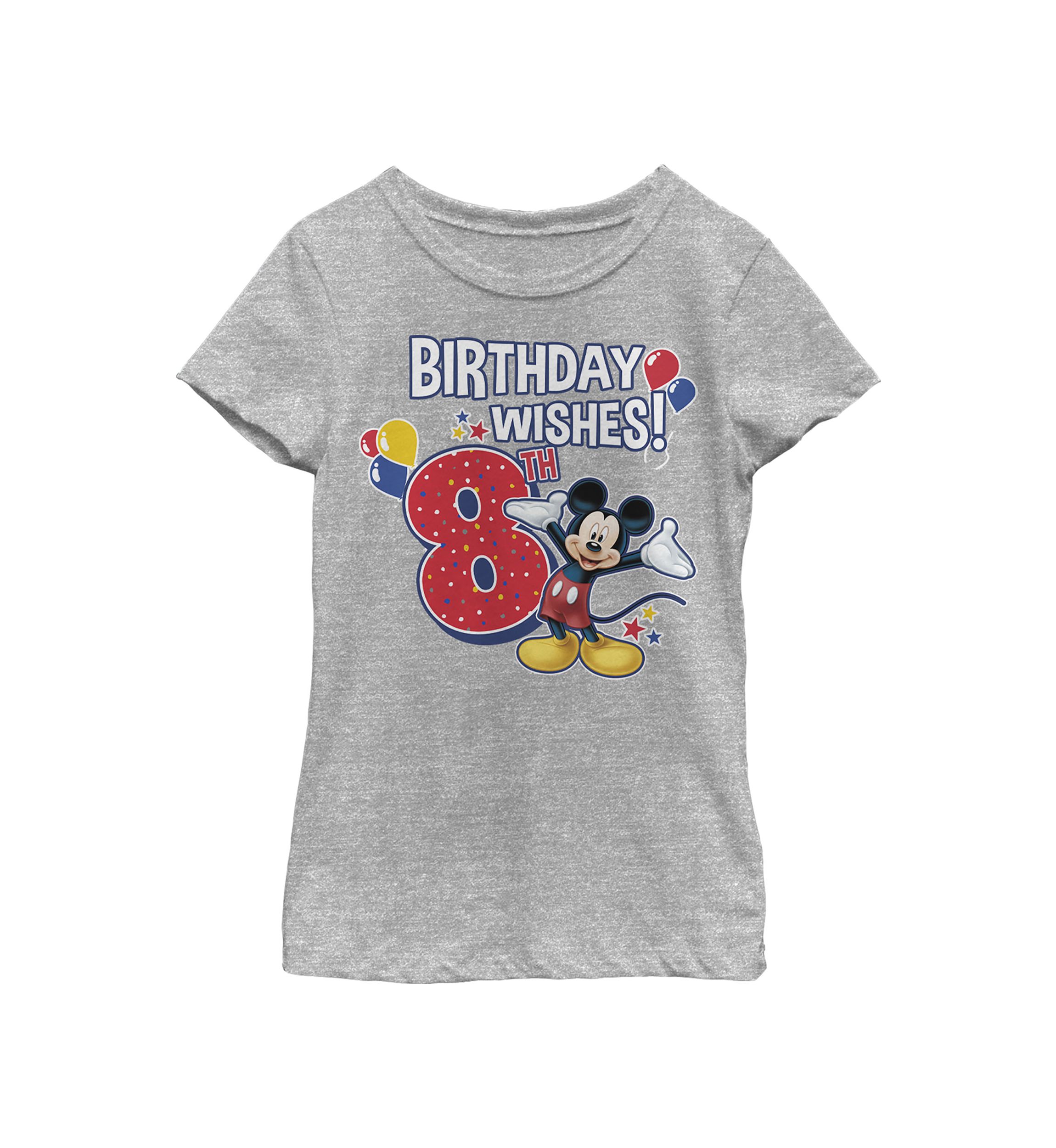 Girls 4-6x Mickey Birthday 8 Graphic T-Shirt