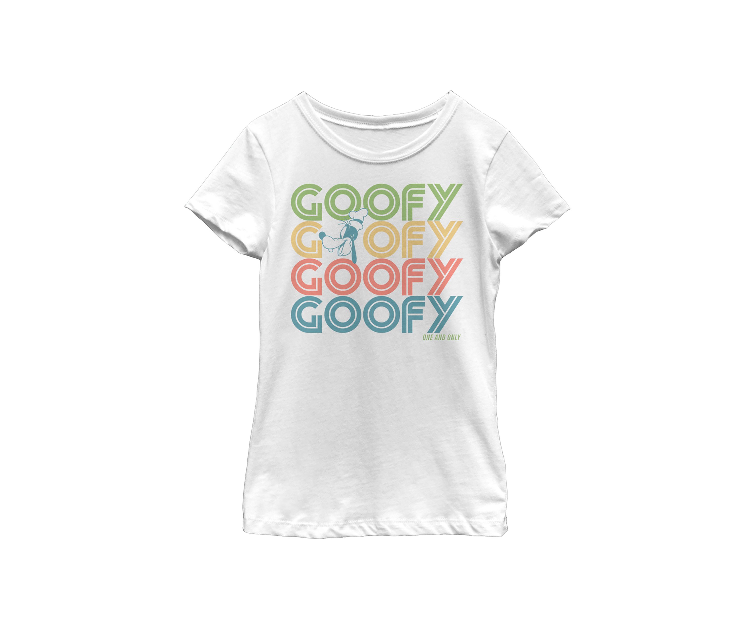 Girls 4-6x Retro Stack Goofy Graphic T-Shirt
