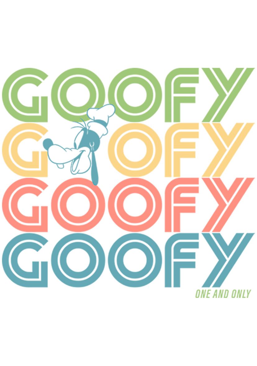 Girls 4-6x Retro Stack Goofy Graphic T-Shirt