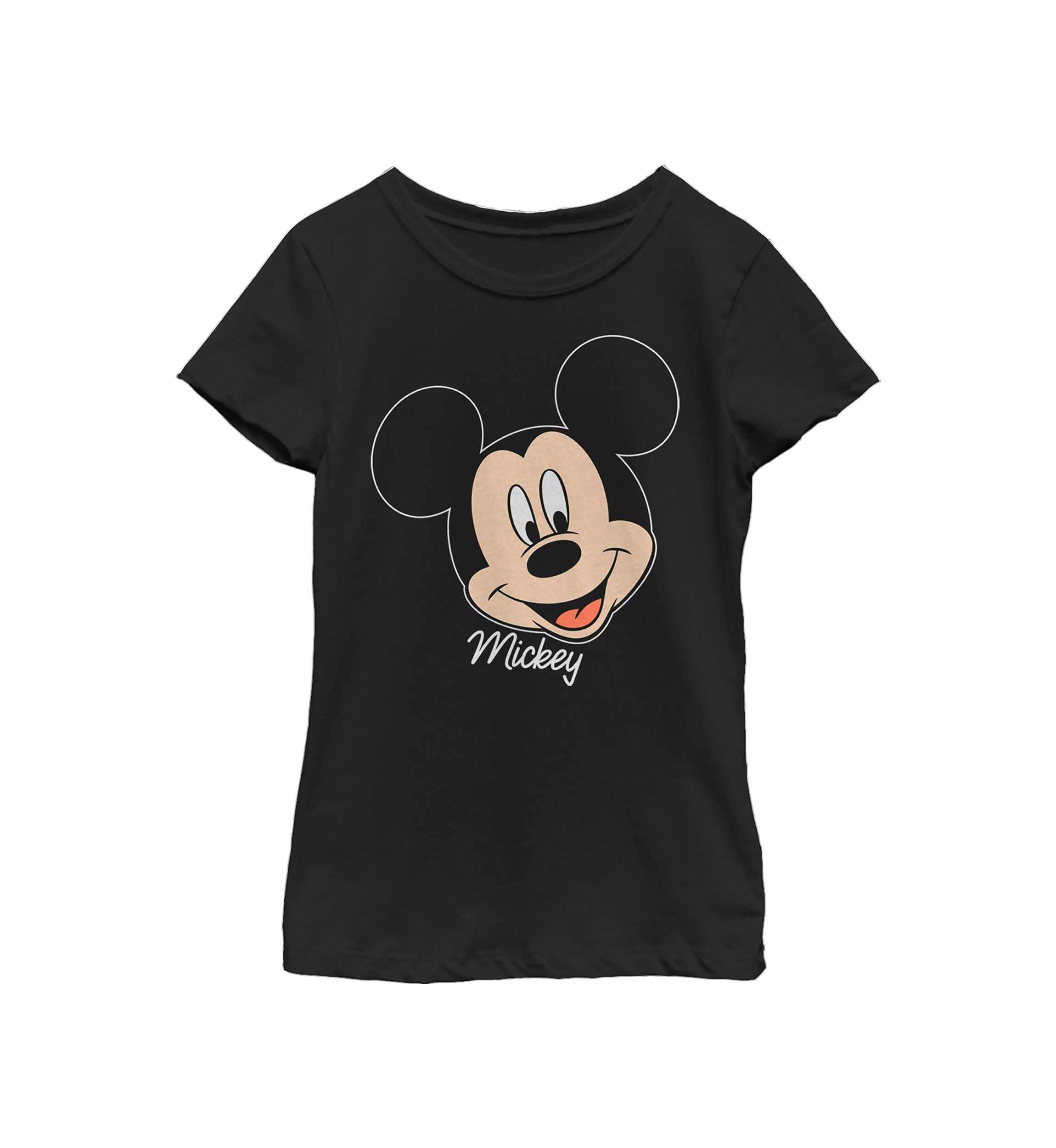 Girls 4-6x Mickey Big Face Graphic T-Shirt