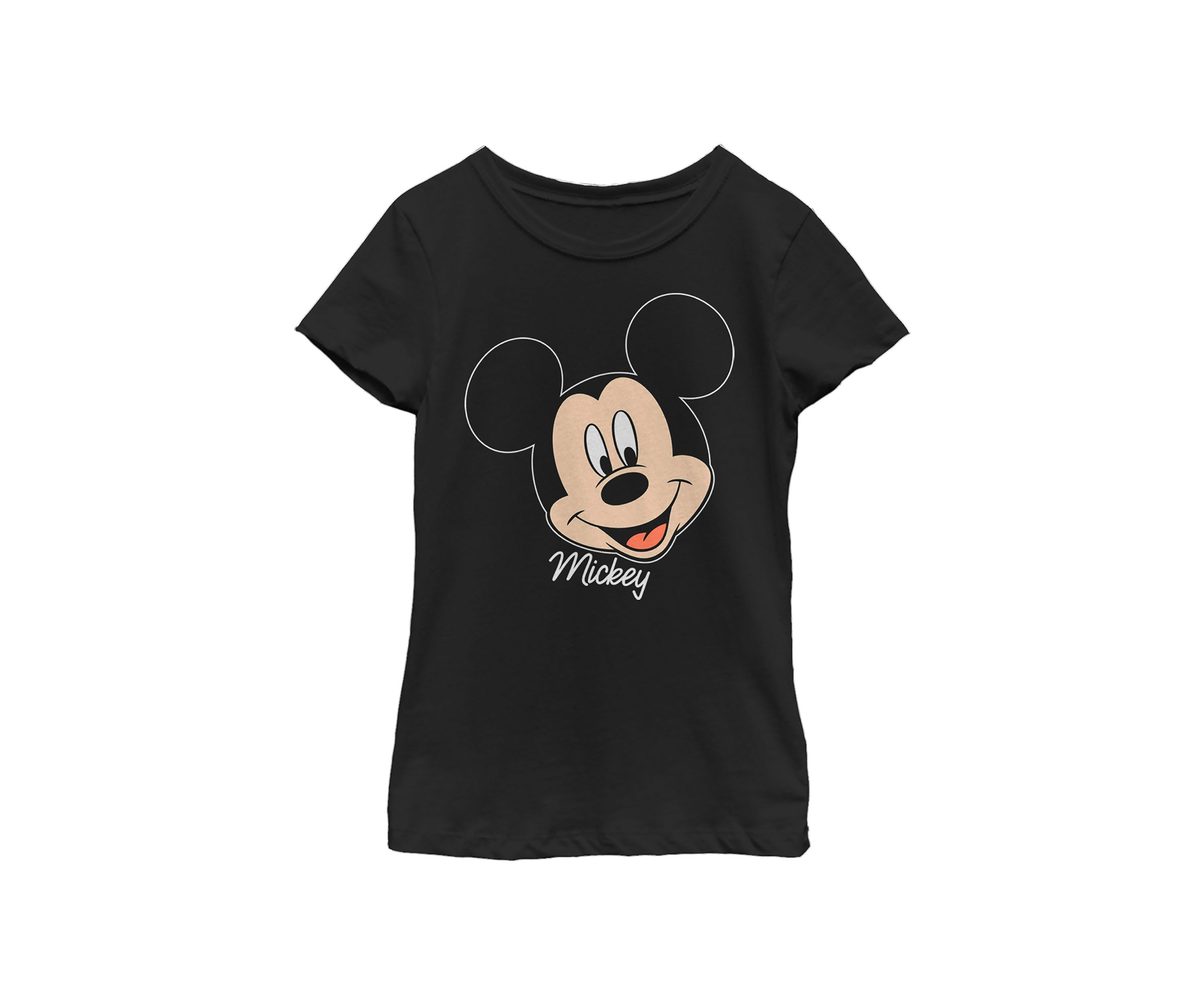 Girls 4-6x Mickey Big Face Graphic T-Shirt