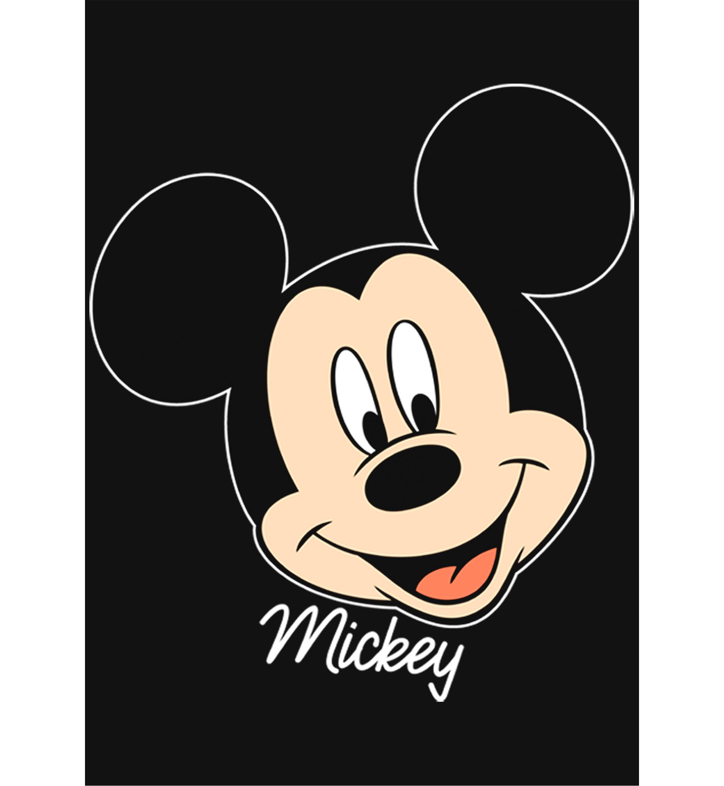 Girls 4-6x Mickey Big Face Graphic T-Shirt