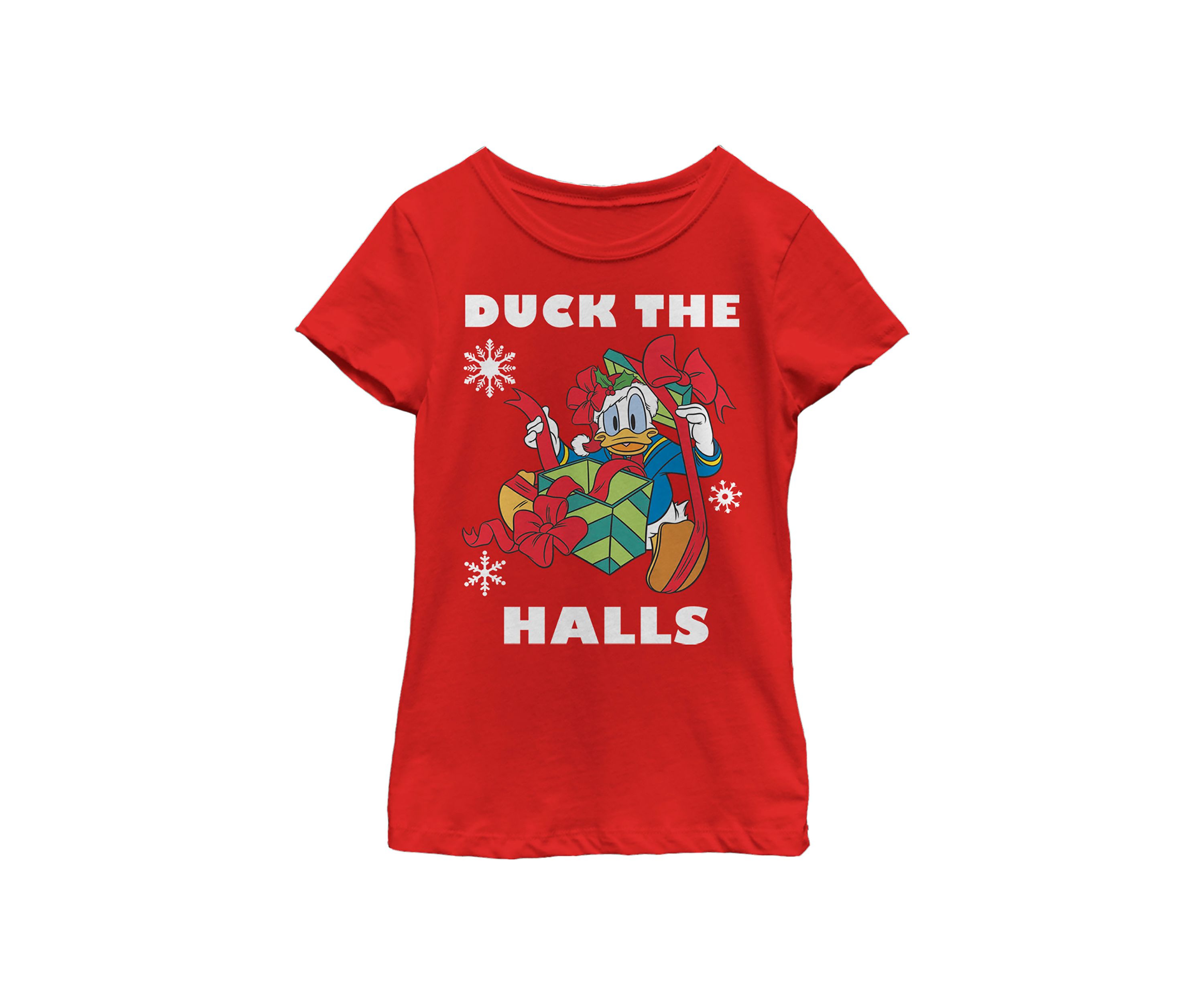 Girls 4-6x Holiday Duck Graphic T-Shirt