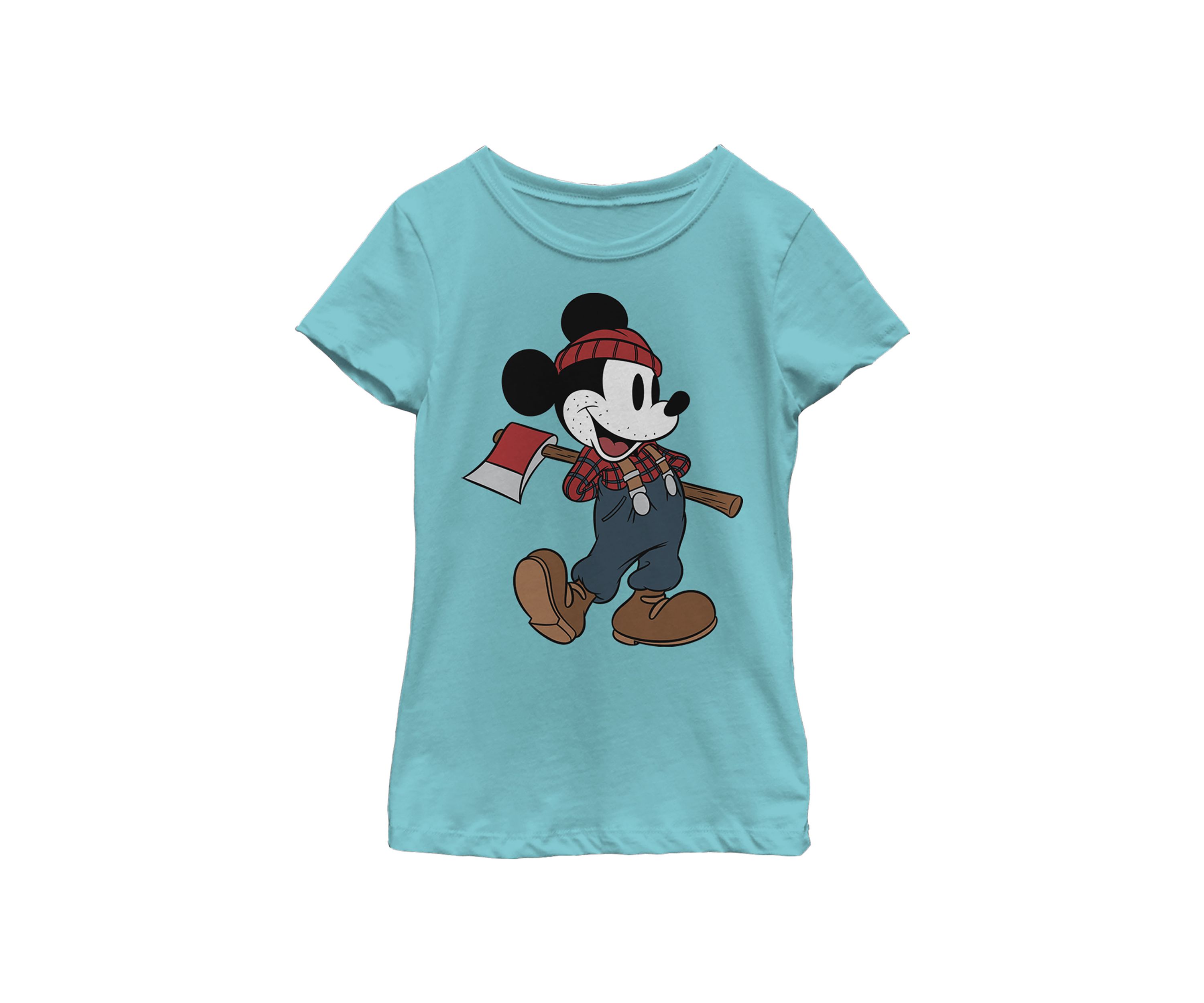 Girls 4-6x Lumberjack Mickey Graphic T-Shirt
