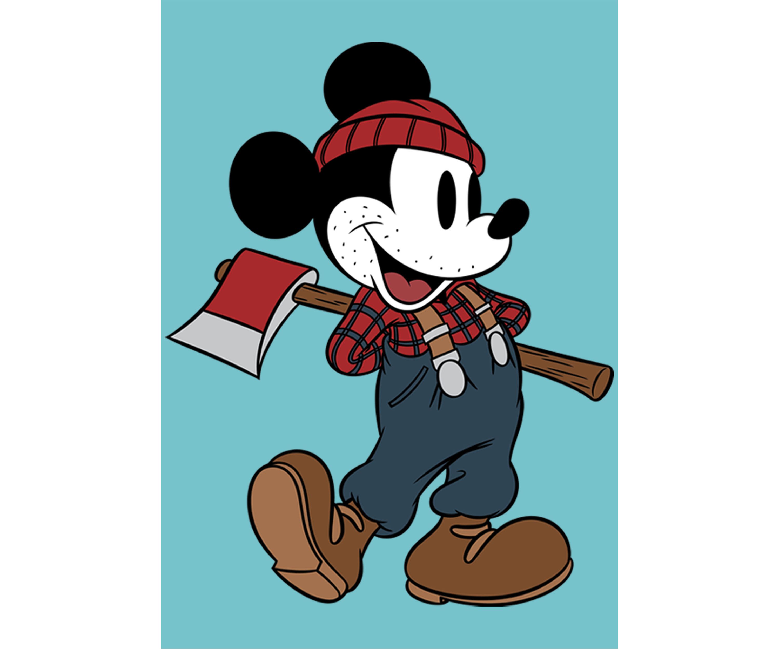 Girls 4-6x Lumberjack Mickey Graphic T-Shirt