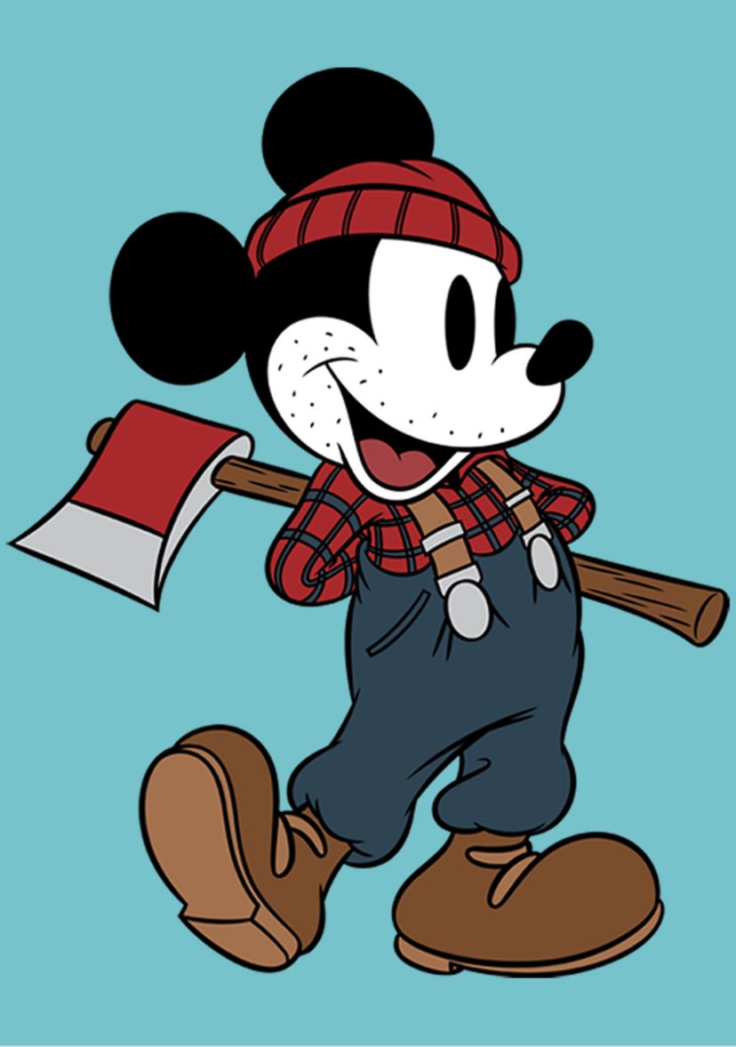 Girls 4-6x Lumberjack Mickey Graphic T-Shirt