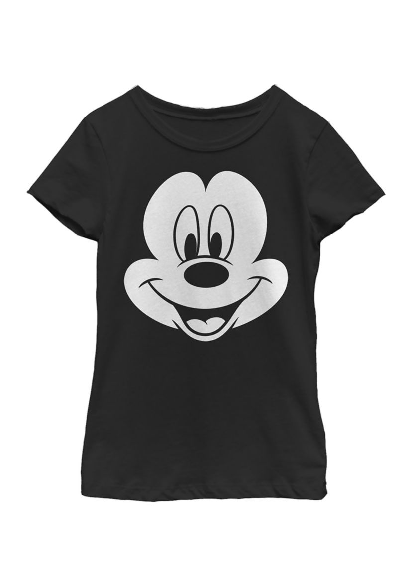 Girls 4-6x Big Face Mickey Graphic T-Shirt