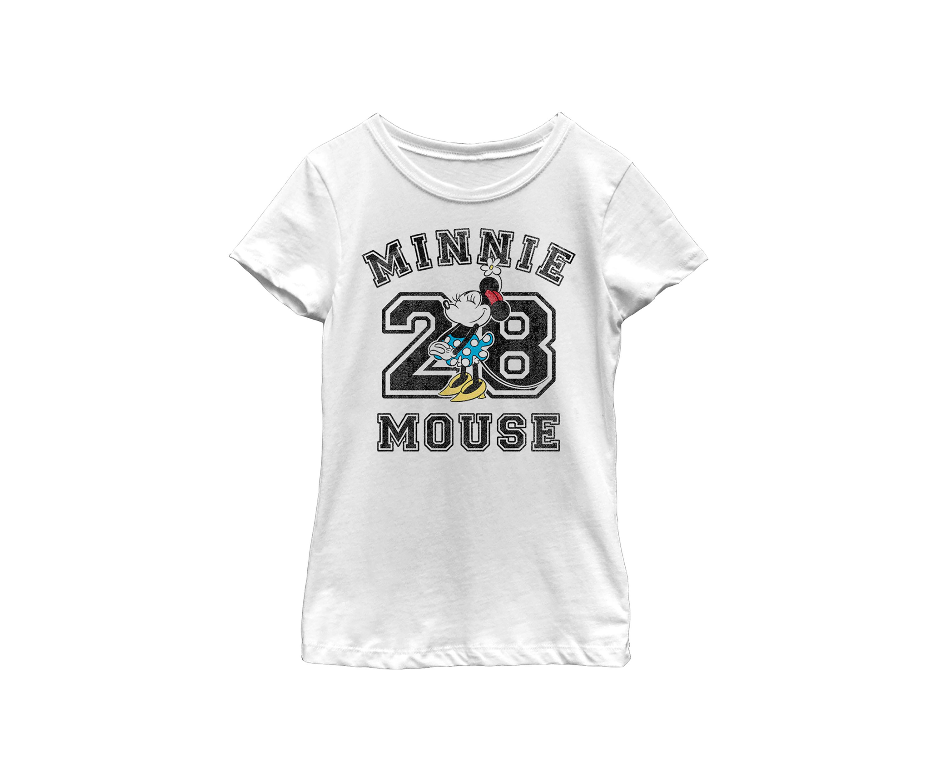 Girls 4-6x Minnie Mouse Collegiate Graphic T-Shirt