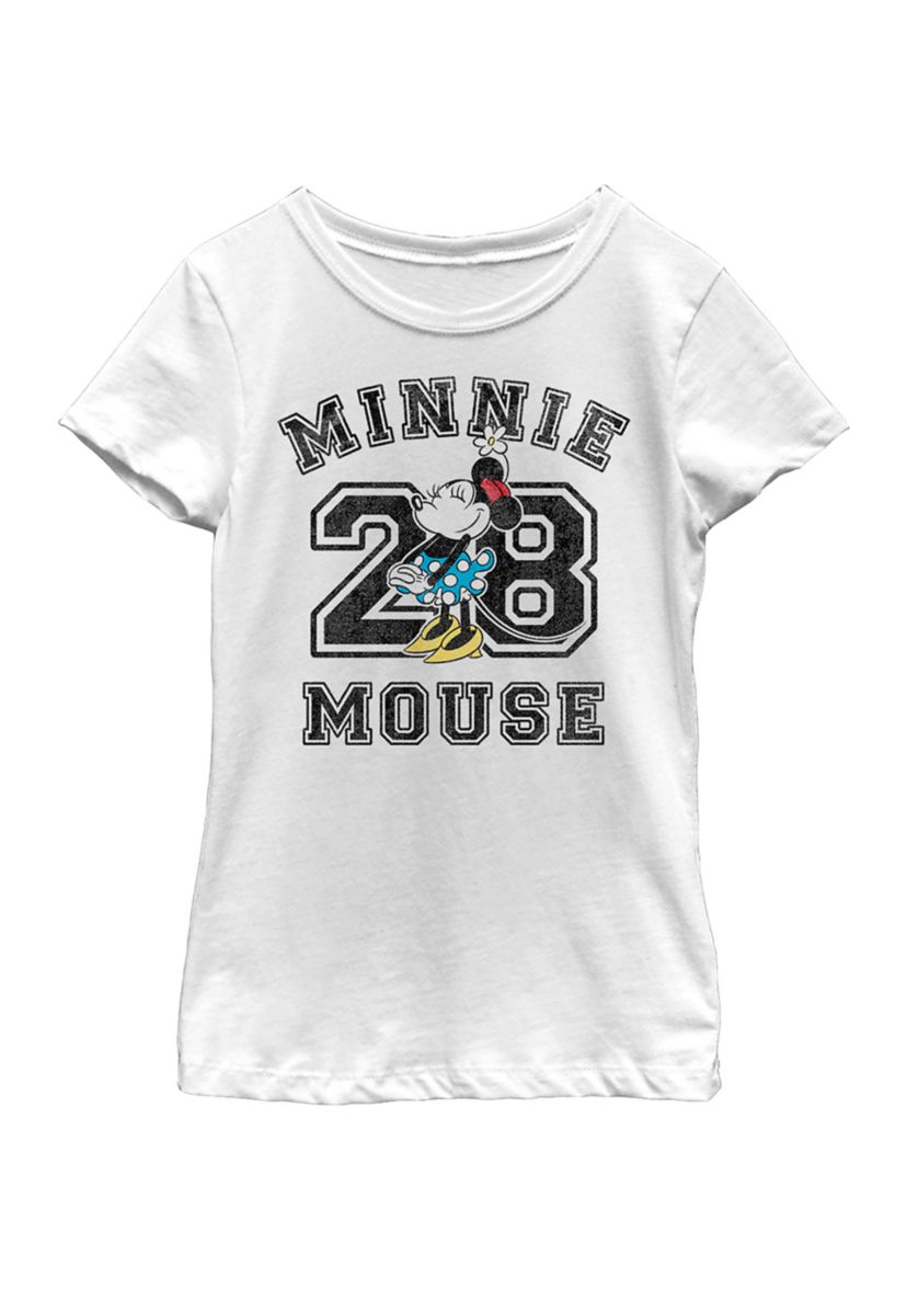 Girls 4-6x Minnie Mouse Collegiate Graphic T-Shirt