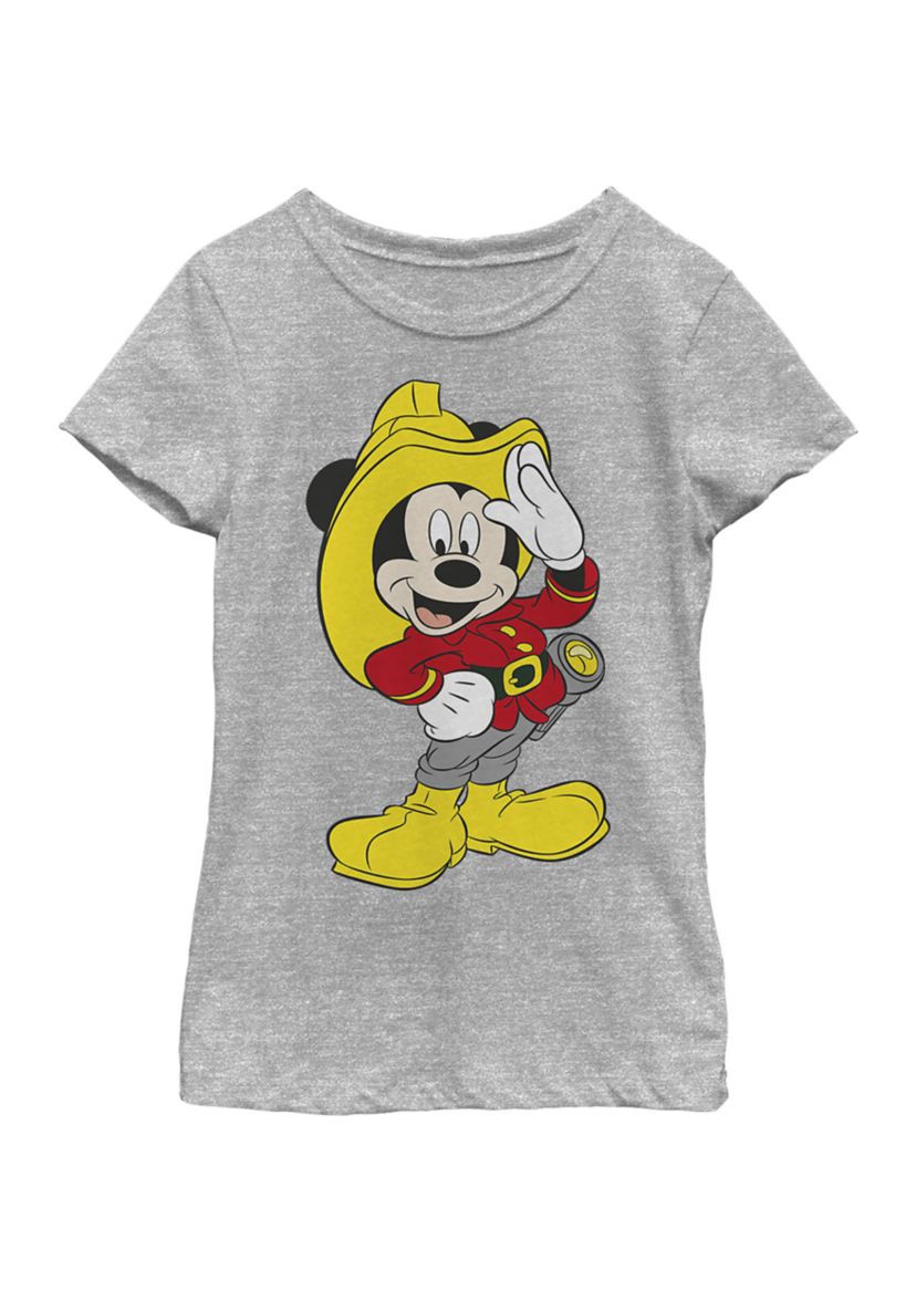 Girls 4-6x Mickey Firefighter Graphic T-Shirt