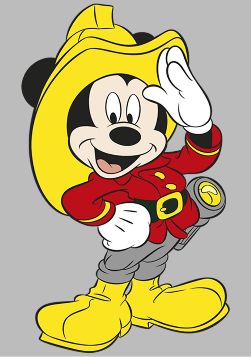 Girls 4-6x Mickey Firefighter Graphic T-Shirt