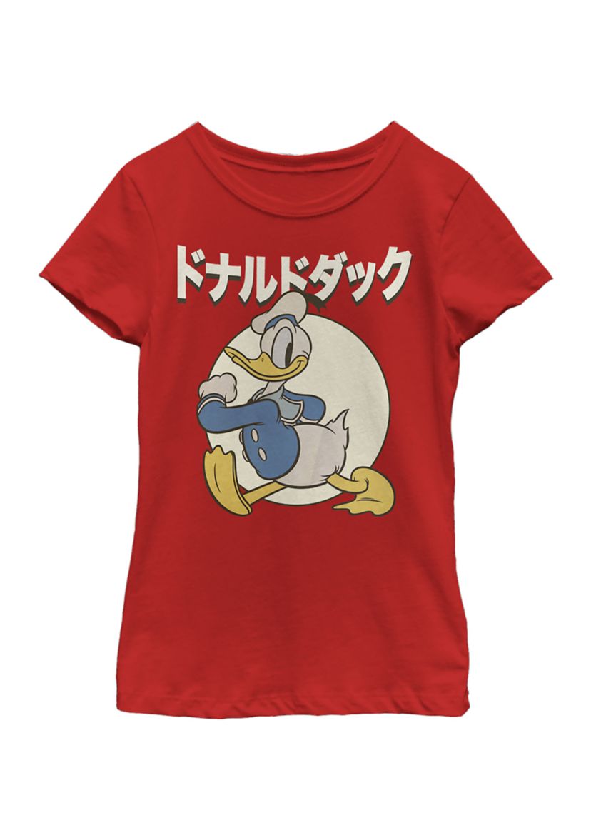 Girls 4-6x Kanji Duck Graphic T-Shirt