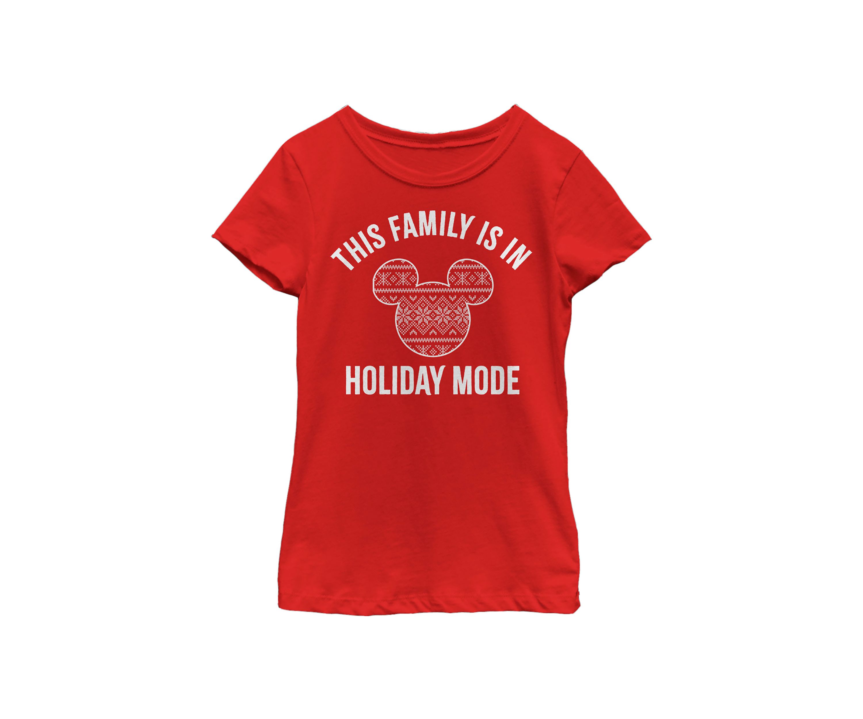 Girls 4-6x Family Holiday Mode Graphic T-Shirt