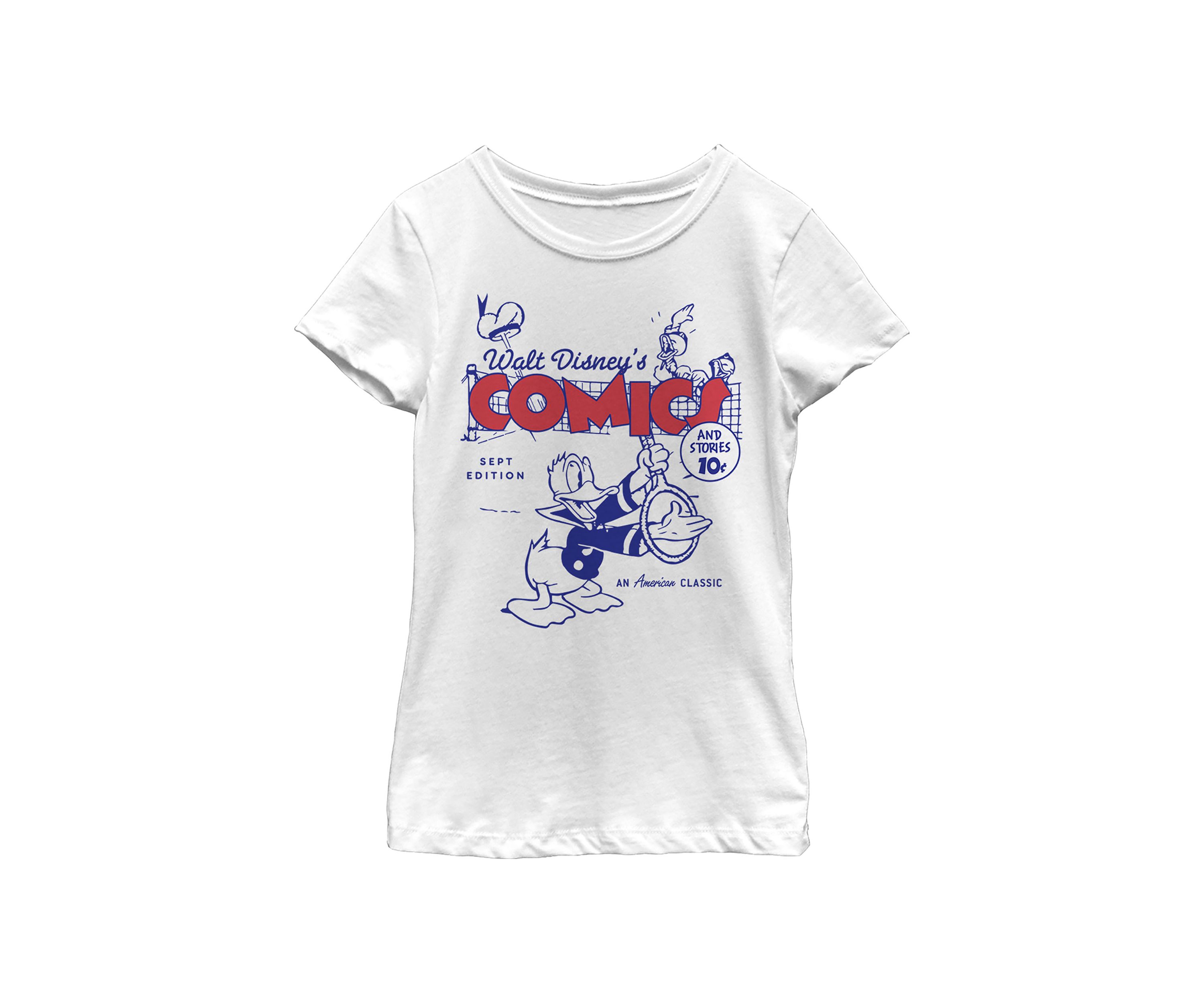 Girls 4-6x Donalds Comic Cover Graphic T-Shirt