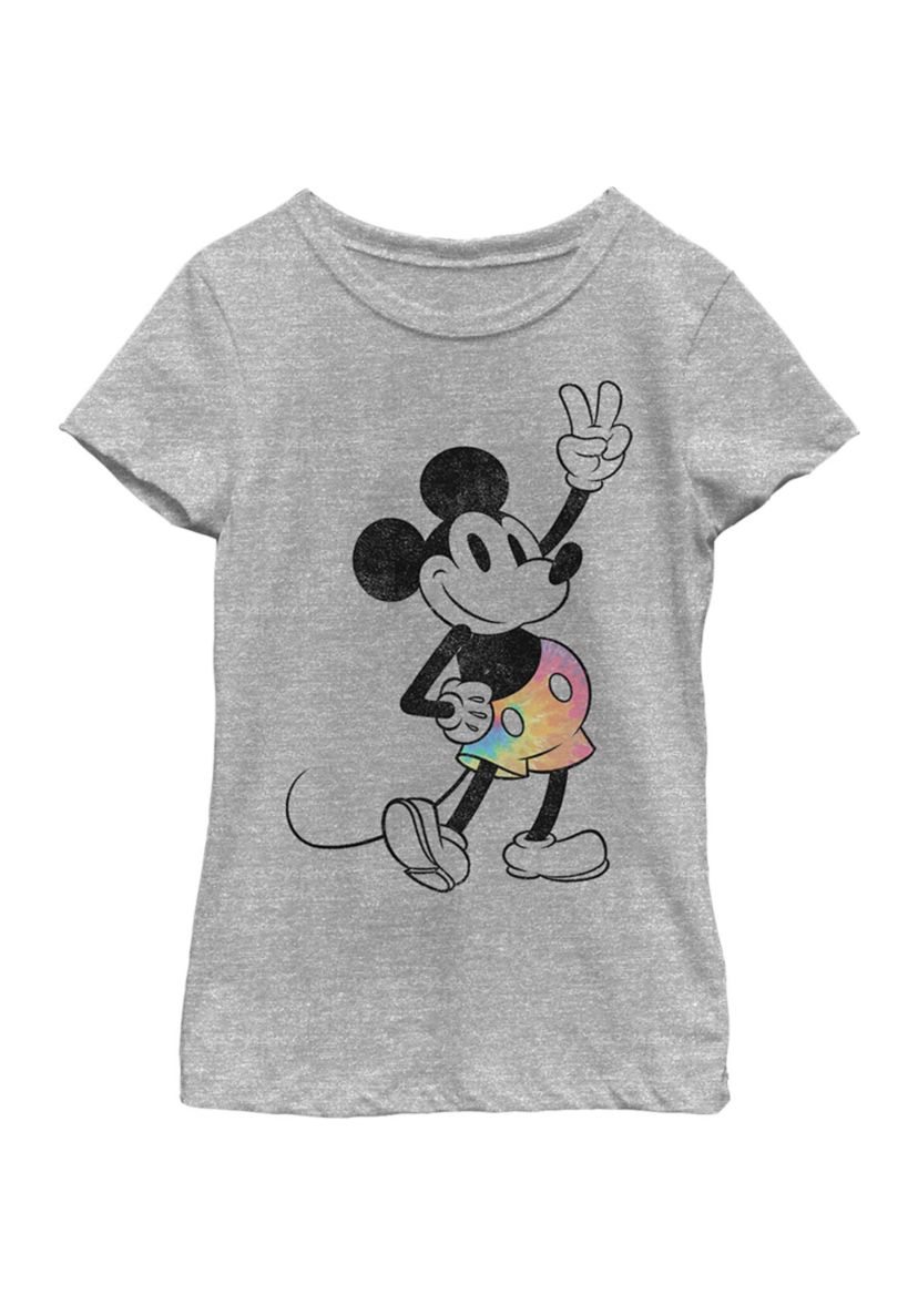 Girls 4-6x Tie Dye Mickey Graphic T-Shirt