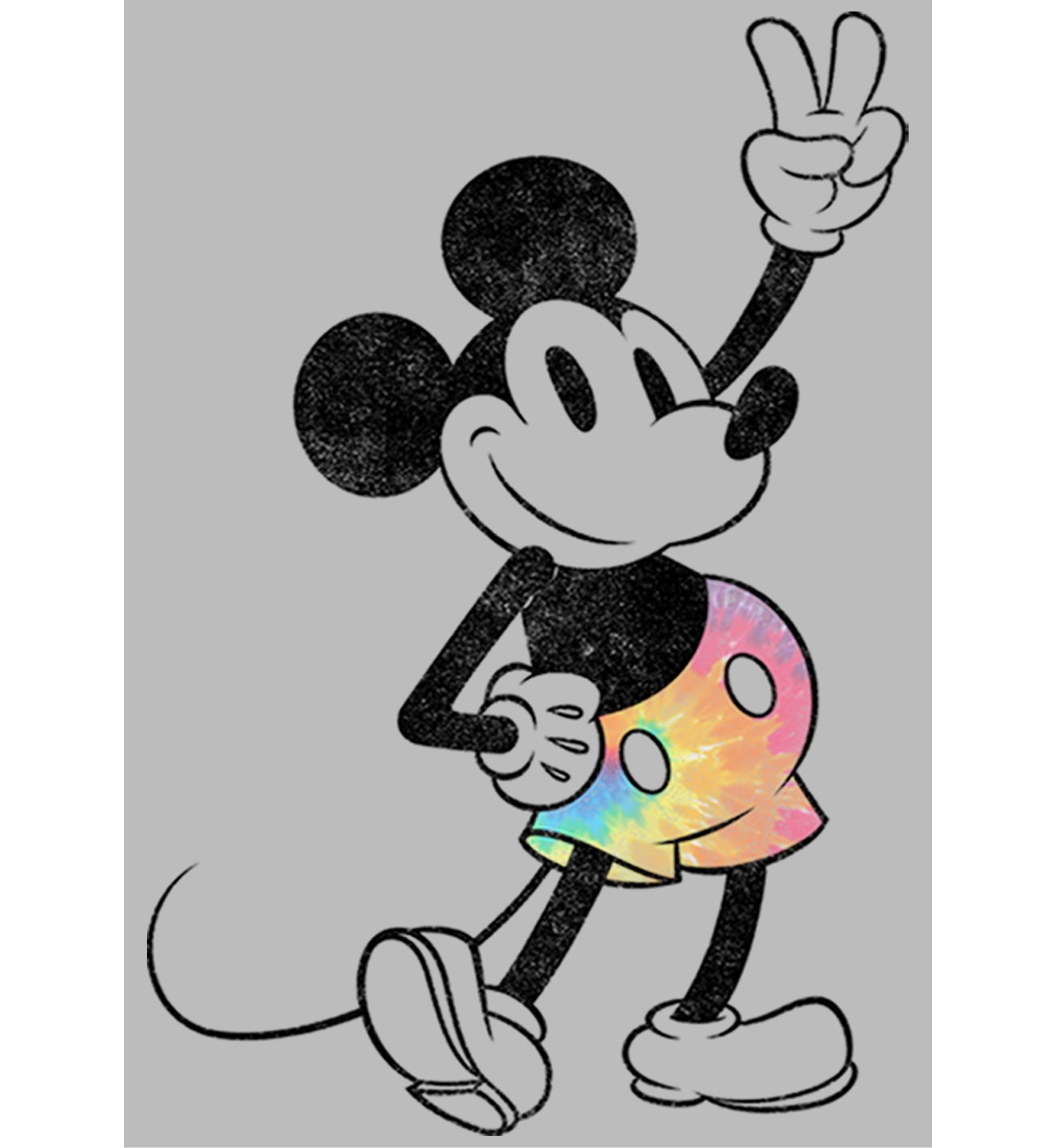Girls 4-6x Tie Dye Mickey Graphic T-Shirt