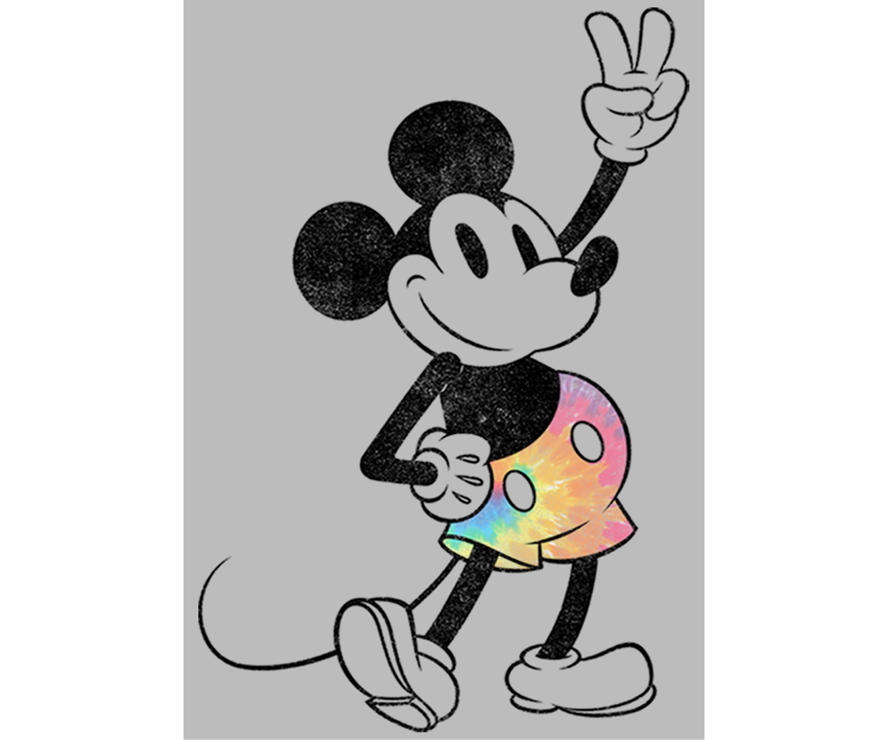 Girls 4-6x Tie Dye Mickey Graphic T-Shirt